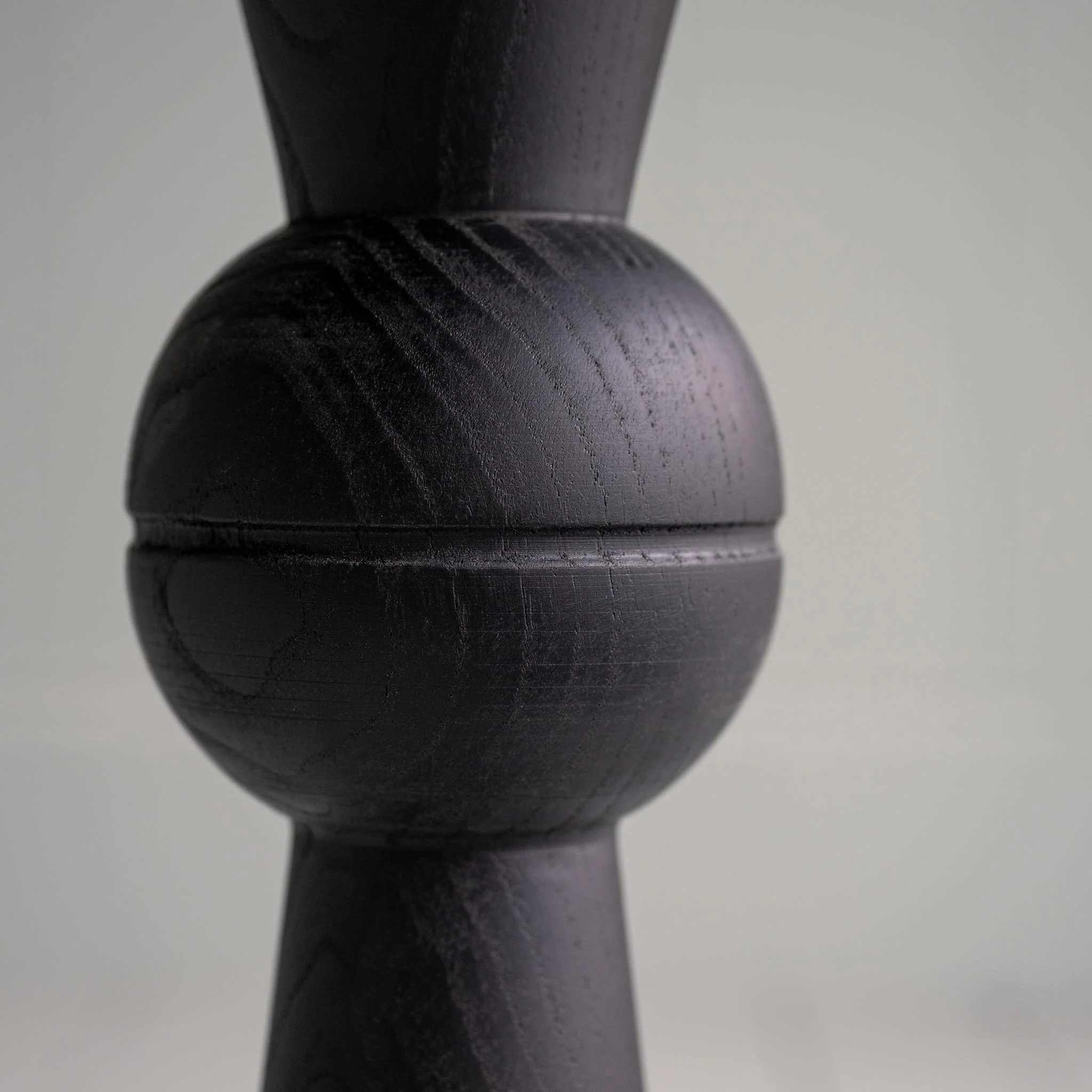 Anecdote Pedestal Table, Coal Black - Image 3