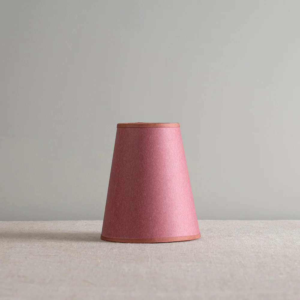 Bright Spark Tall Tapered Lamp Shade in Burgundy - Image 3