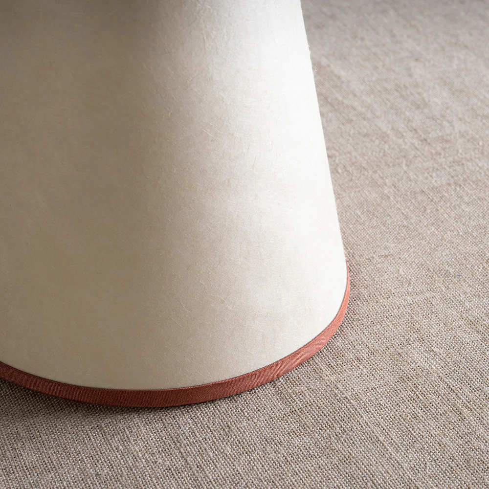 Bright Spark Tall Tapered Paper Lamp Shade in Soft White - Image 3