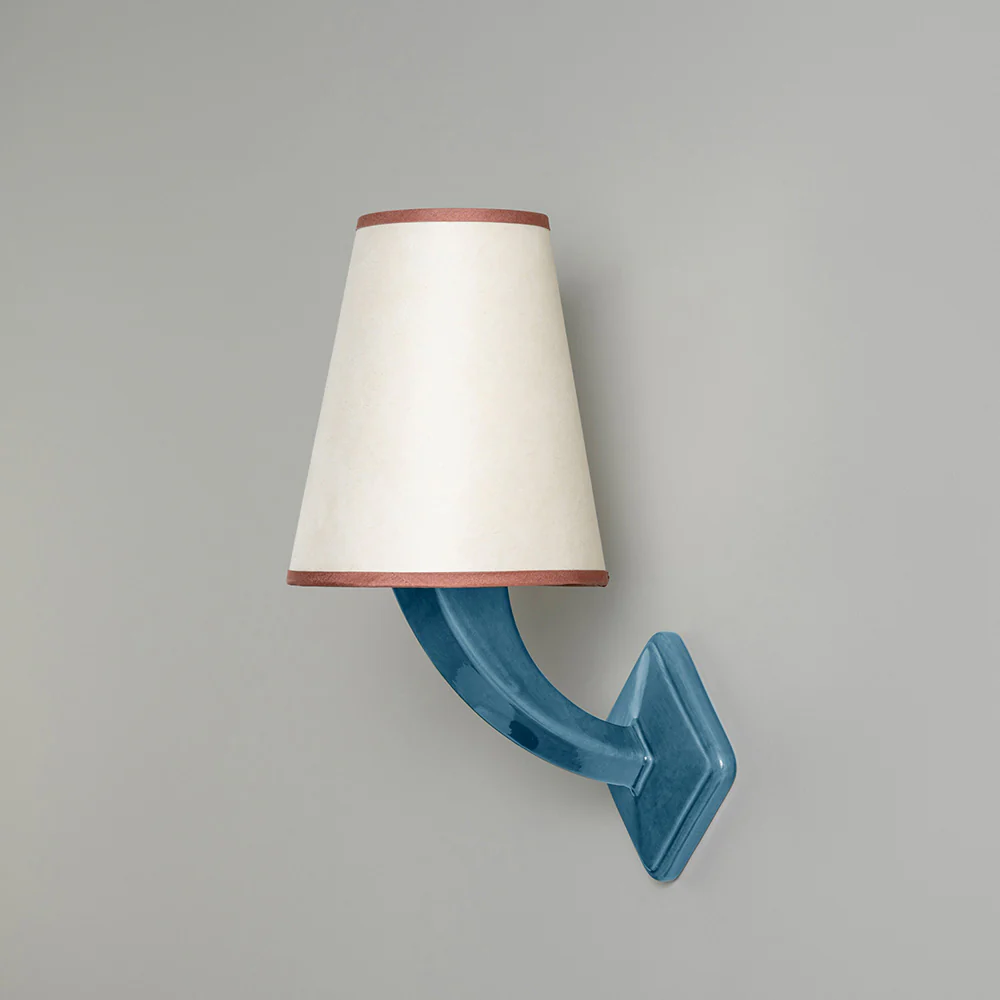 Bright Spark Tall Tapered Paper Lamp Shade in Soft White - Image 5