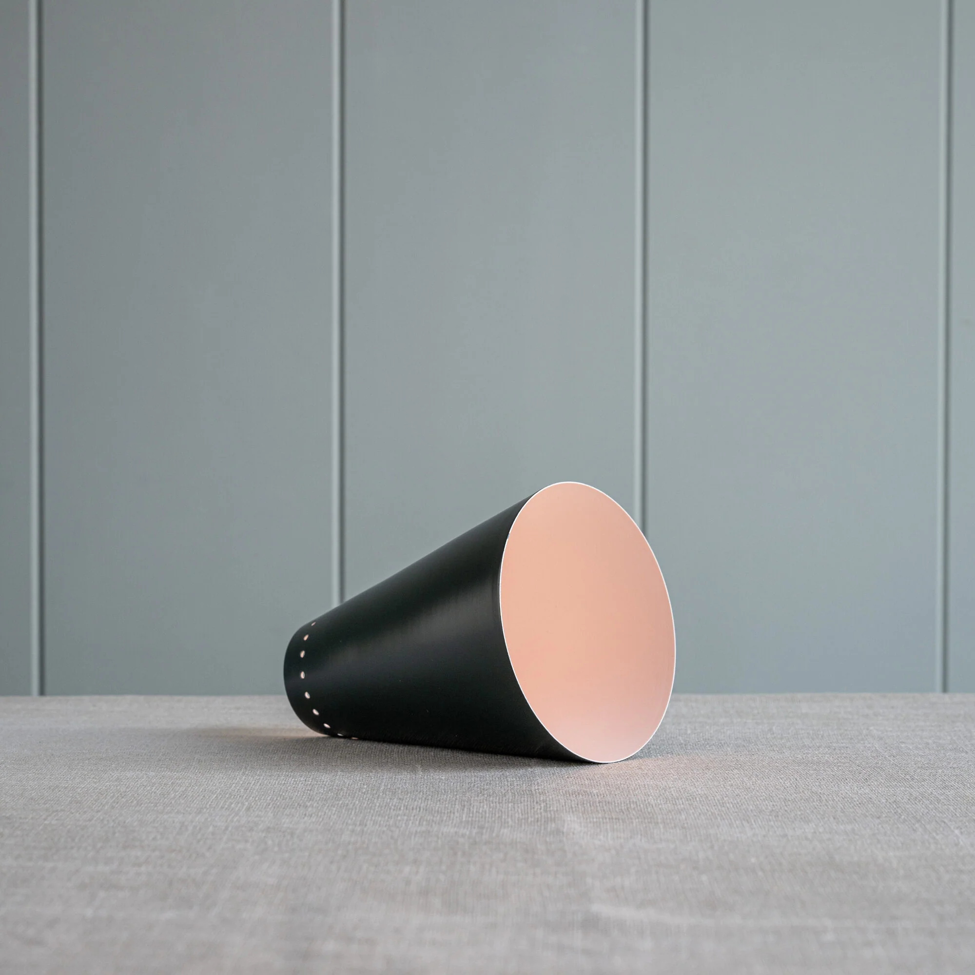 Broadway Metal Shade, Green & Blush - Image 5