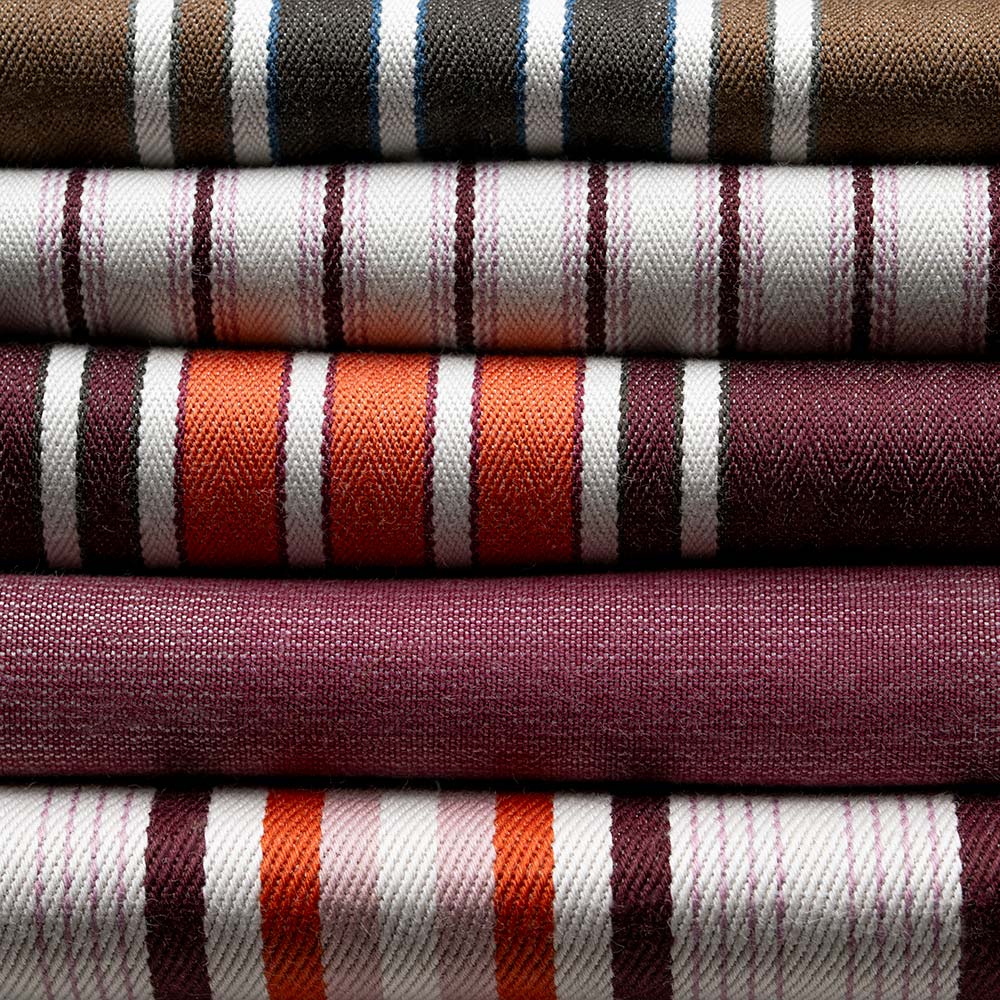 Mid-weight Organic Cotton, Checkmate Berry - Image 7