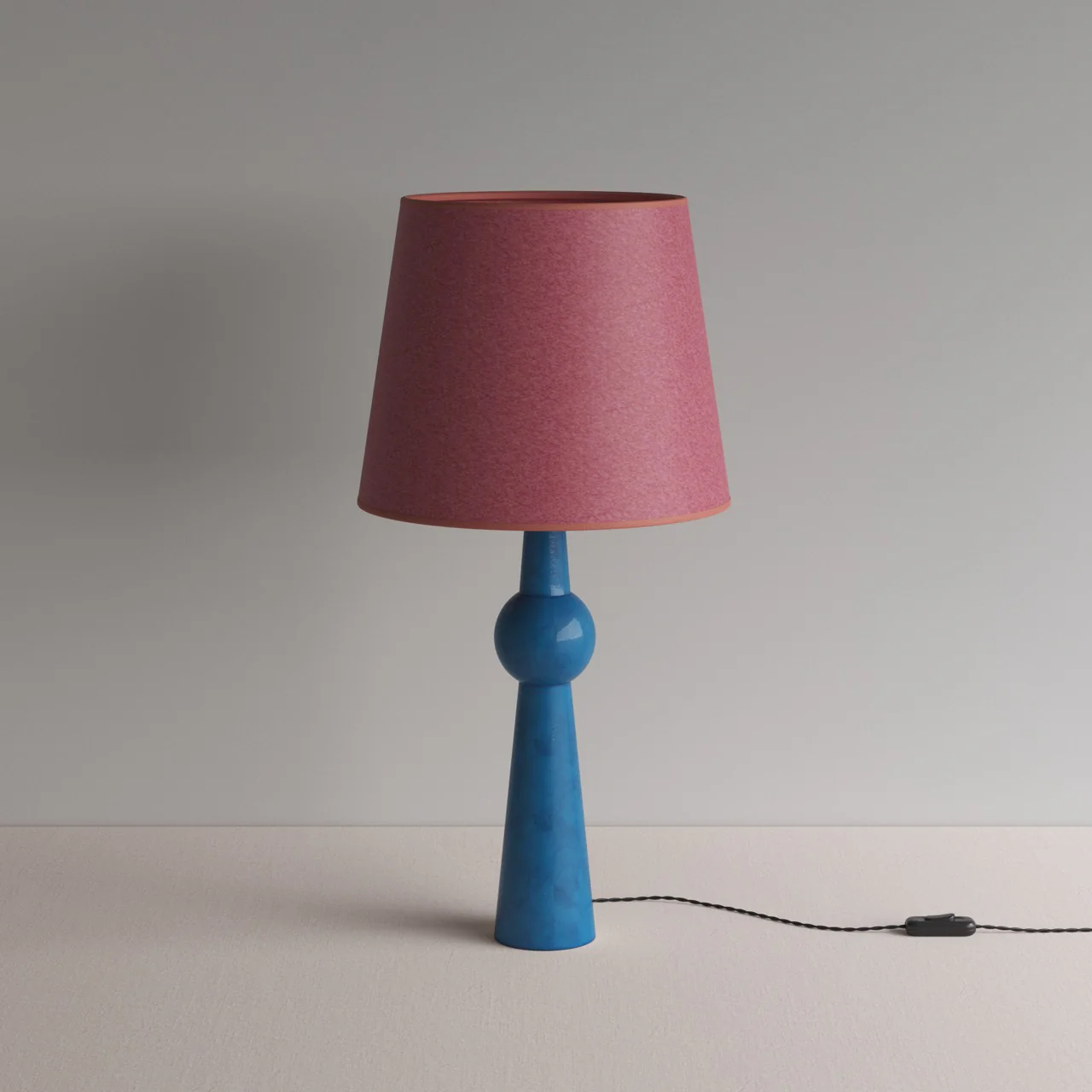 Comet Ceramic Table Lamp Base in Blue - Image 7
