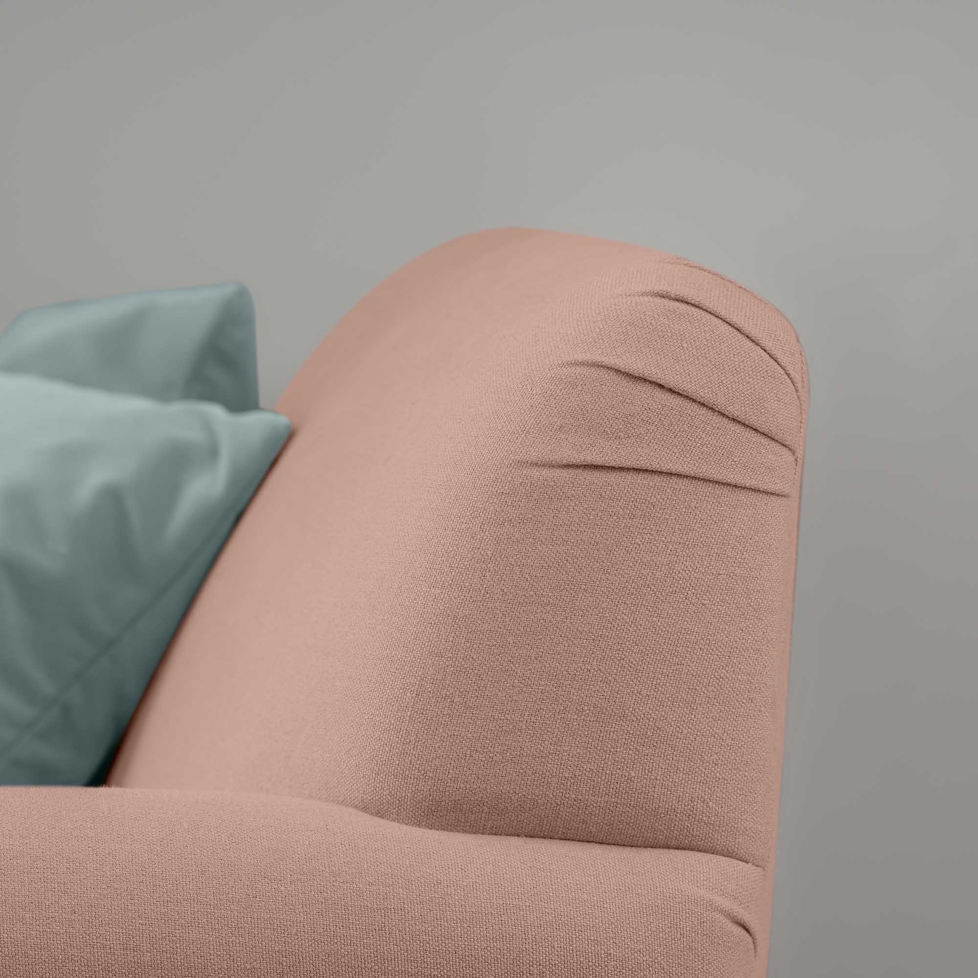 Curtain Call 2 Seater Sofa in Laidback Linen Roseberry - Image 12