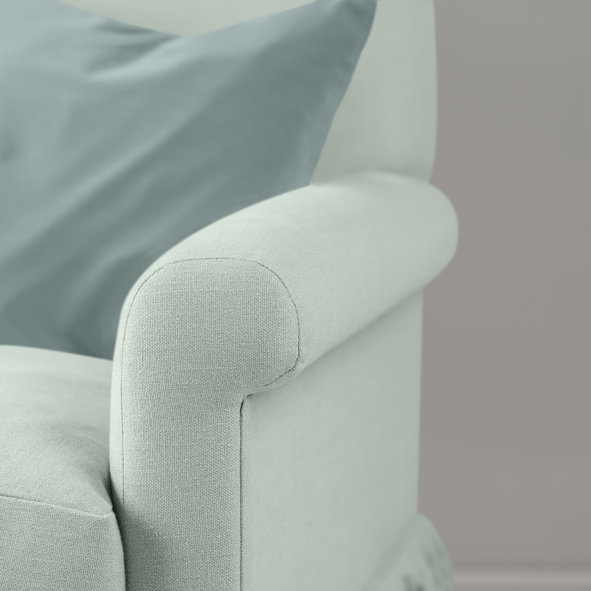 Curtain Call Love Seat in Laidback Linen Sky - Image 8