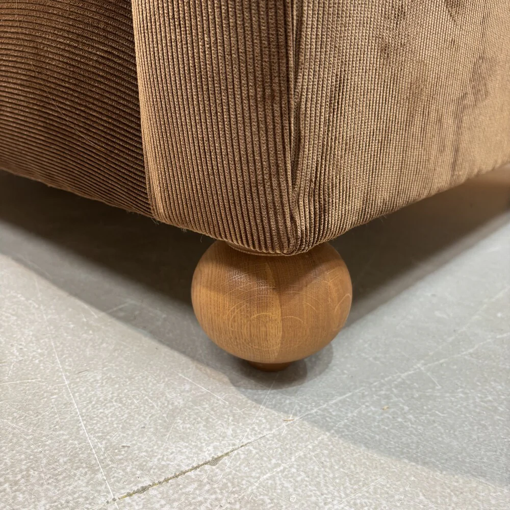 Ex-Display - Dolittle 3 Seater Sofa in Classic Corduroy Tobacco - Image 9