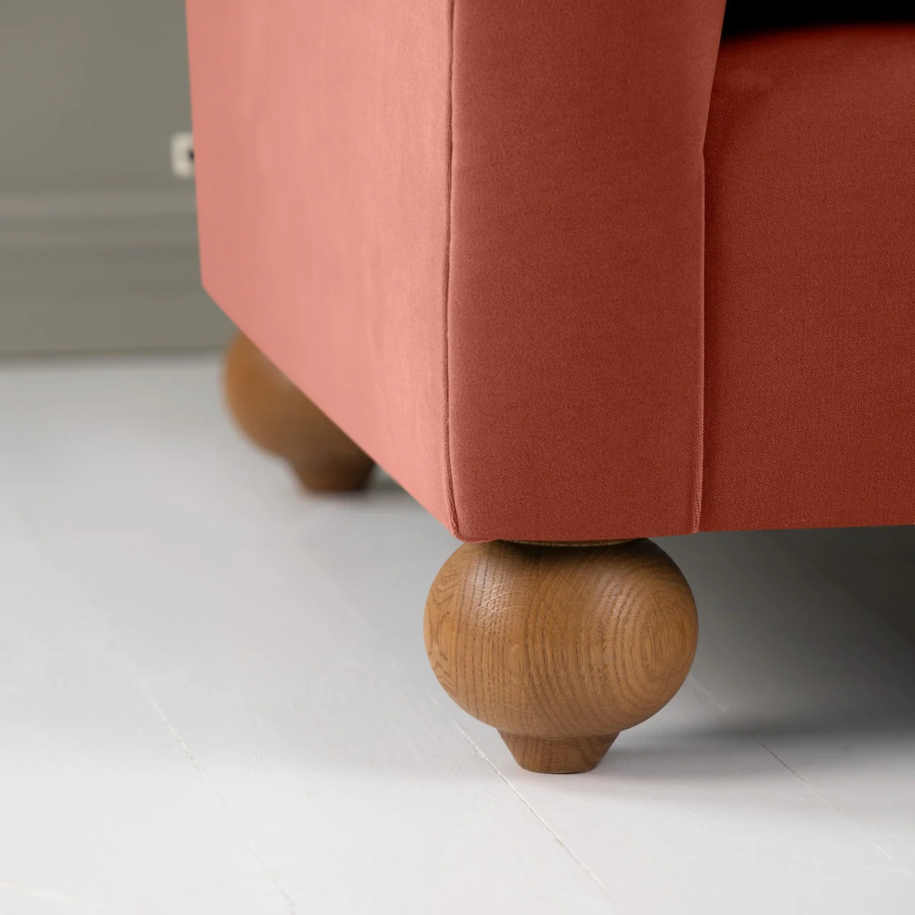 Dolittle 3 Seater Sofa in Intelligent Velvet Sienna - Image 6