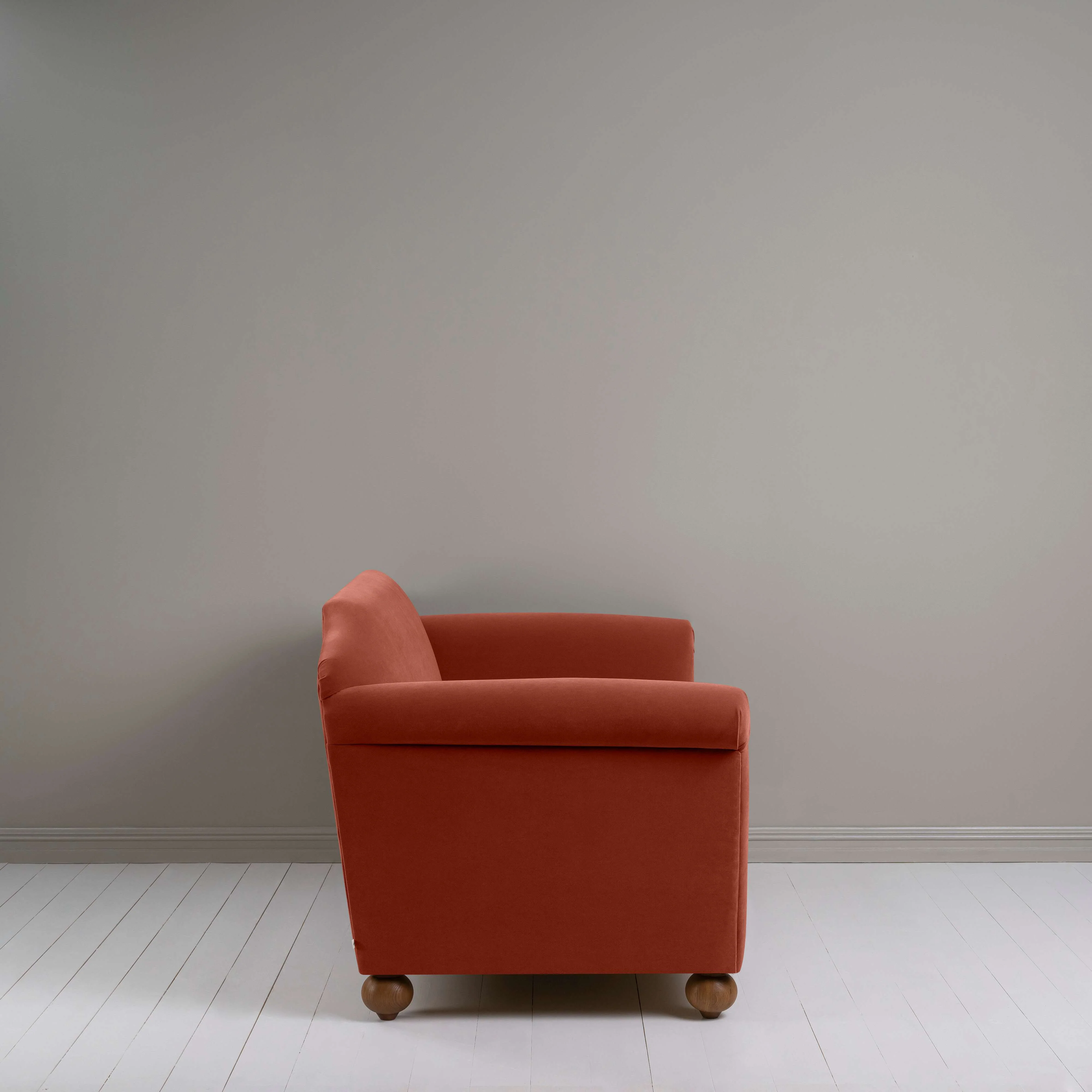 Dolittle 4 seater Sofa in Intelligent Velvet Sienna - Image 6