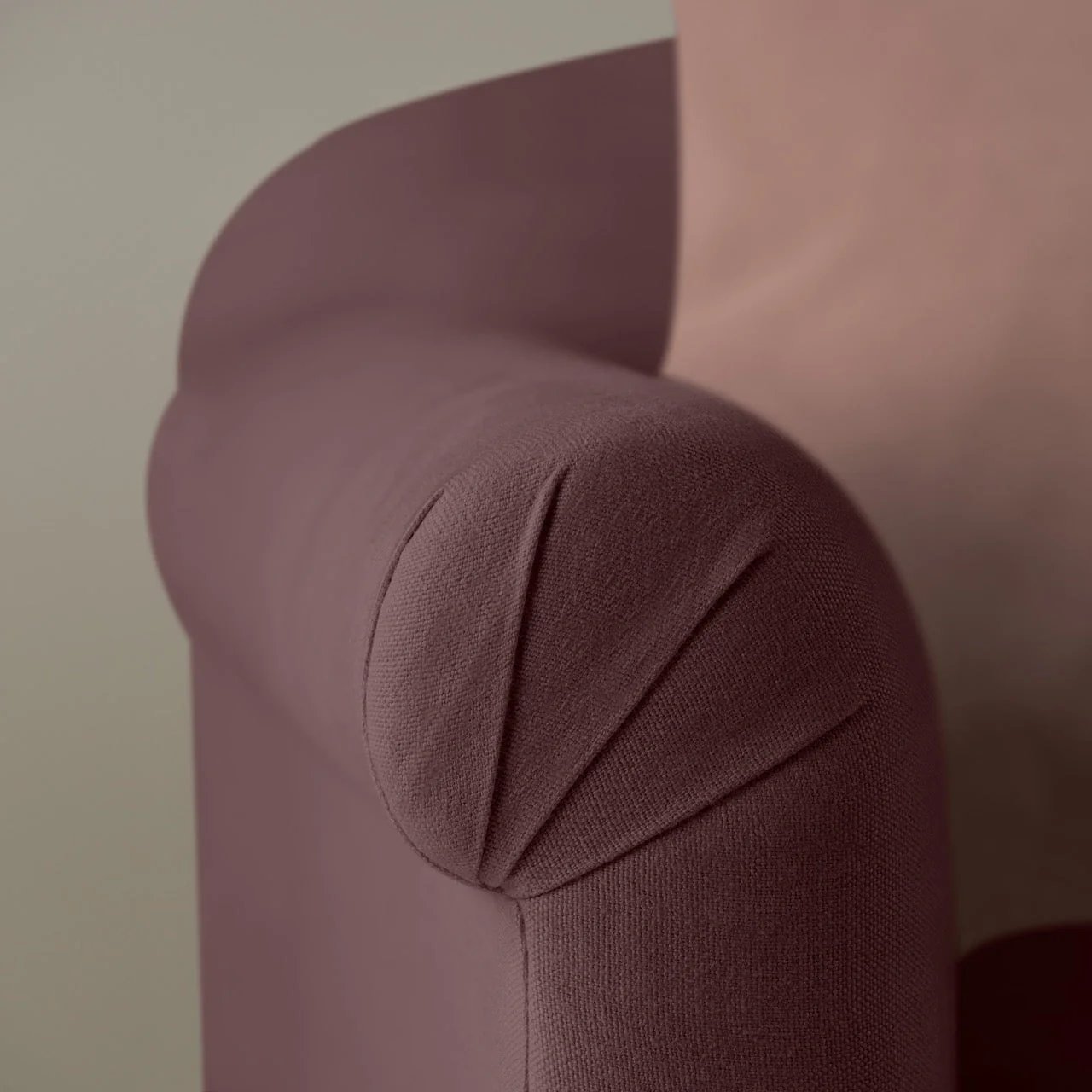 Dolittle 4 seater Sofa in Laidback Linen Damson - Image 4
