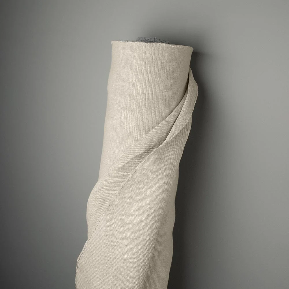 Dream Ticket Upholstered Bed in Laidback Linen Dove with Kick Pleat Valance - Image 6
