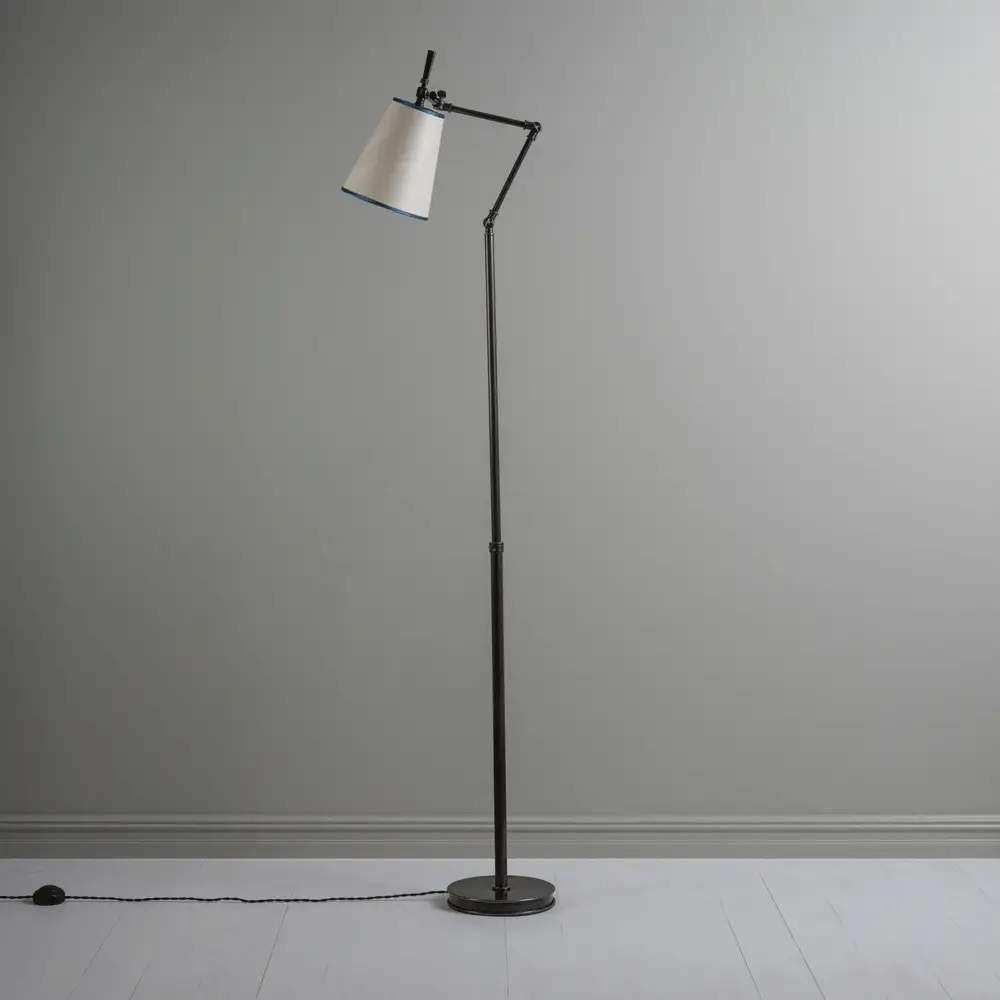 Focused Floor Lamp in Waxed Brass - Image 11