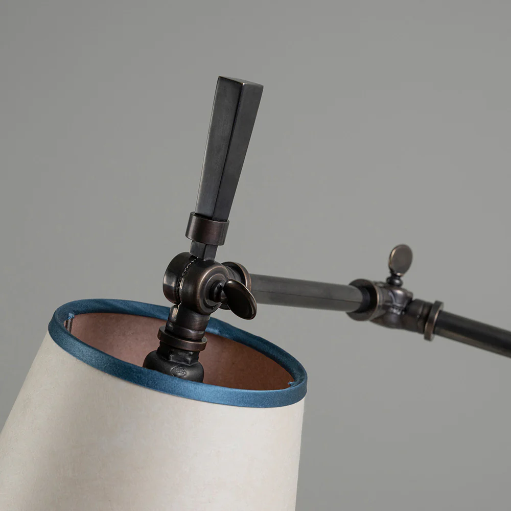 Focused Floor Lamp in Waxed Brass - Image 7