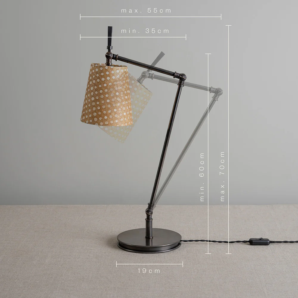 Focused Table Lamp Base in Waxed Brass - Image 12