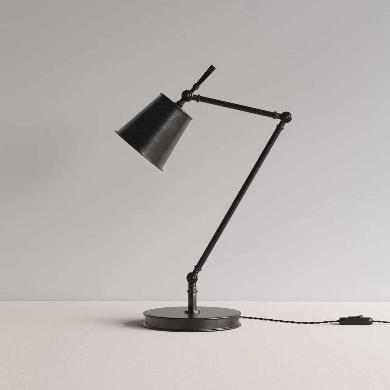 Focused Table Lamp Base in Waxed Brass - Image 16
