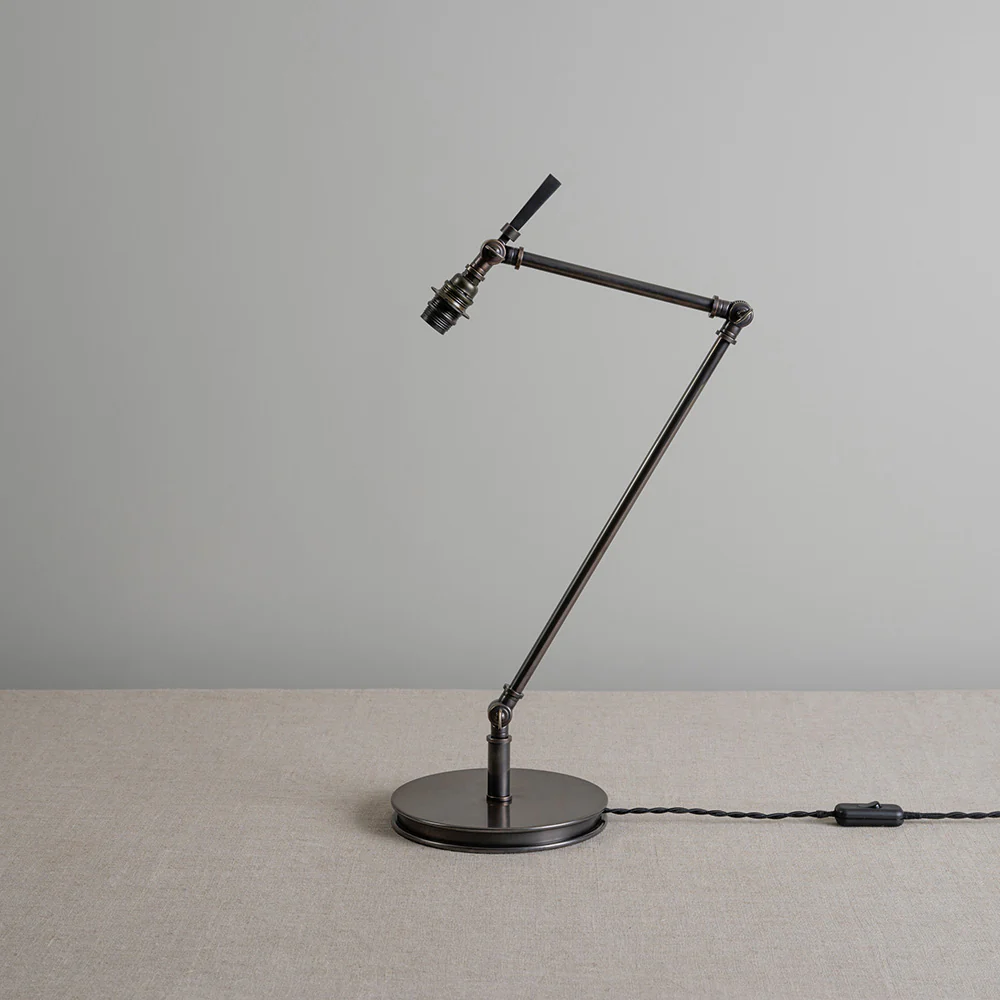 Focused Table Lamp Base in Waxed Brass - Image 3