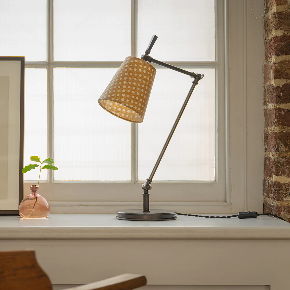 Focused Table Lamp Base in Waxed Brass - Image 4