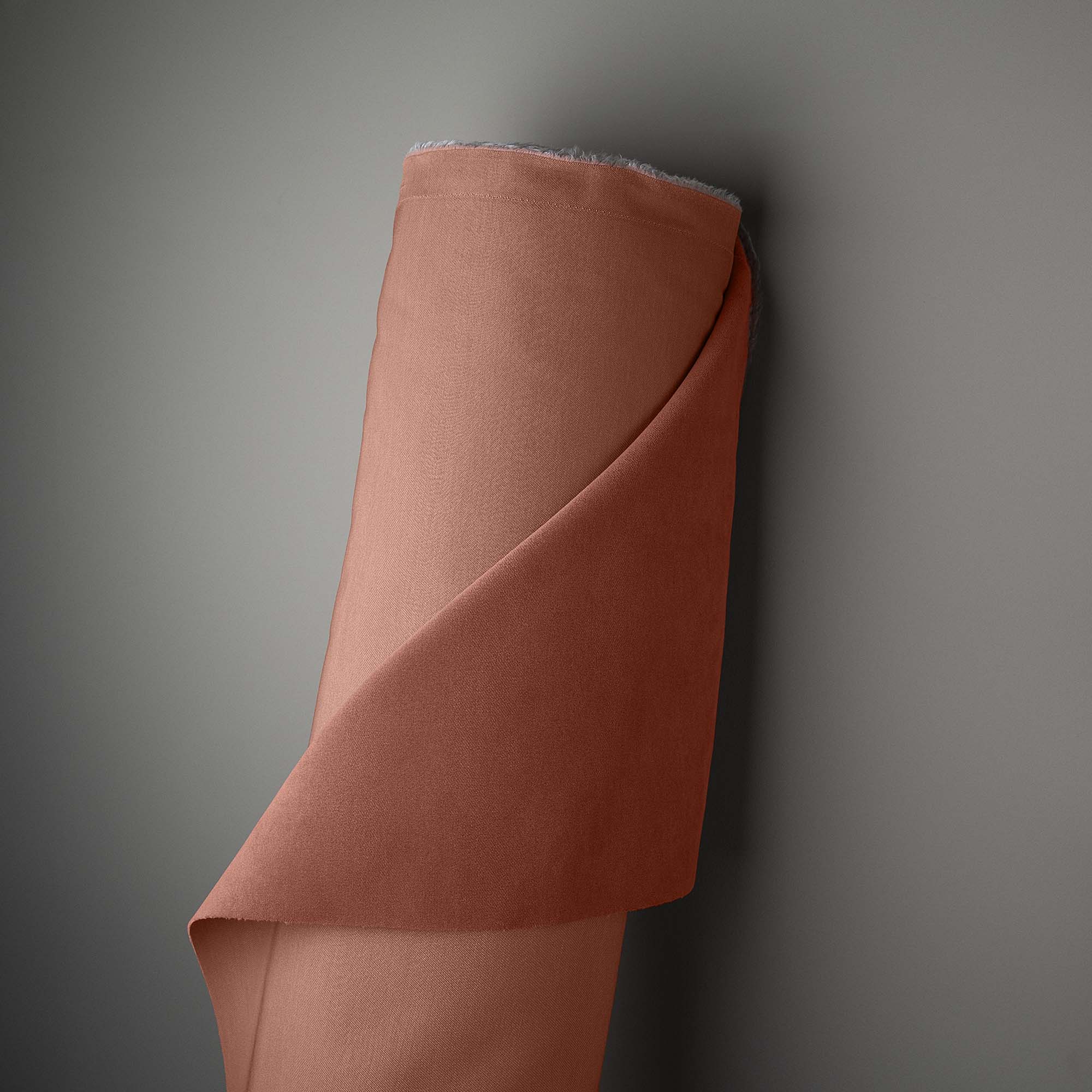 Hither Hexagonal Ottoman in Intelligent Velvet Sienna - Image 7
