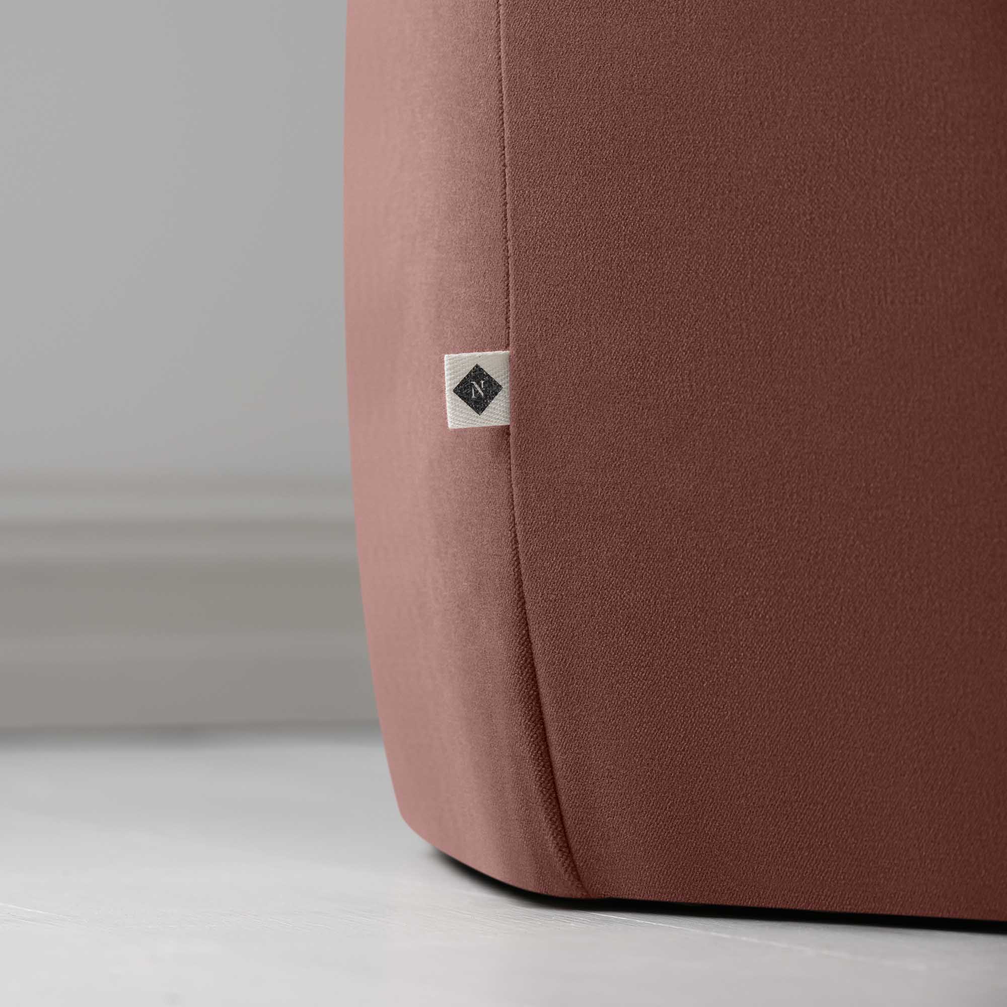 Hither Hexagonal Storage Ottoman in Intelligent Velvet Damson - Image 5