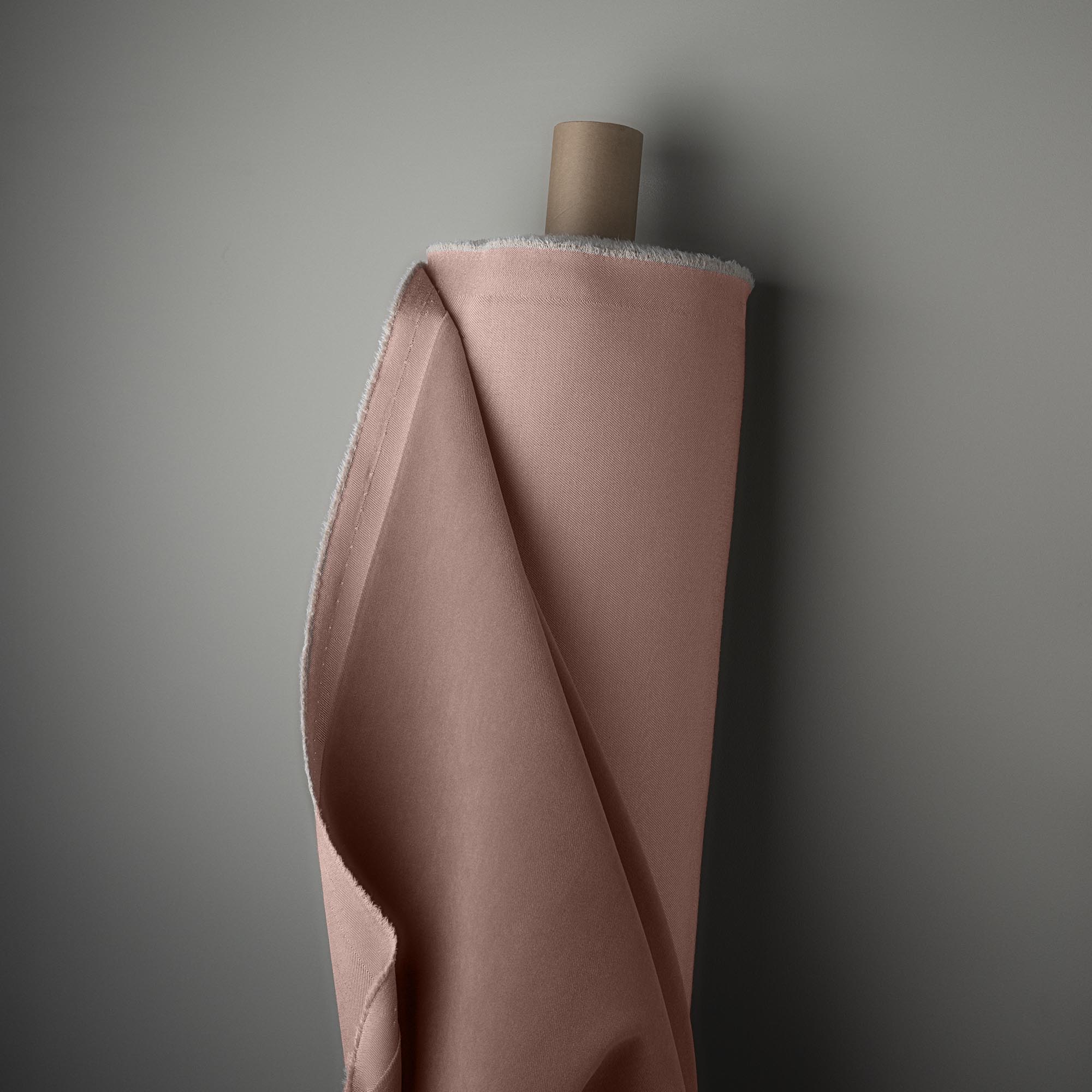 Hither Hexagonal Storage Ottoman in Intelligent Velvet Dusky Pink - Image 7