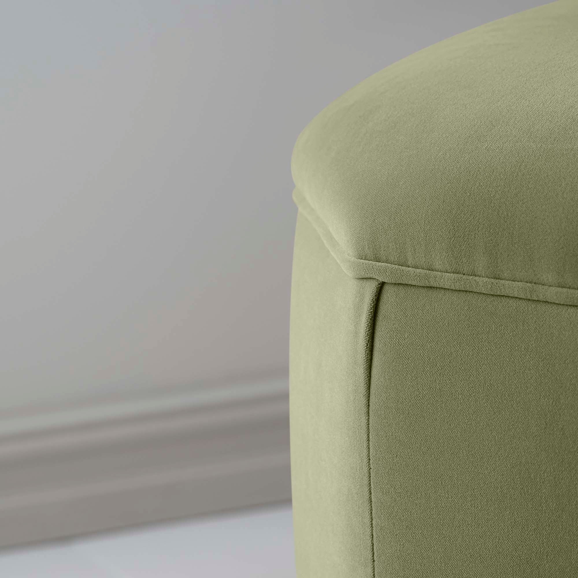 Hither Hexagonal Storage Ottoman in Intelligent Velvet Green Tea - Image 4