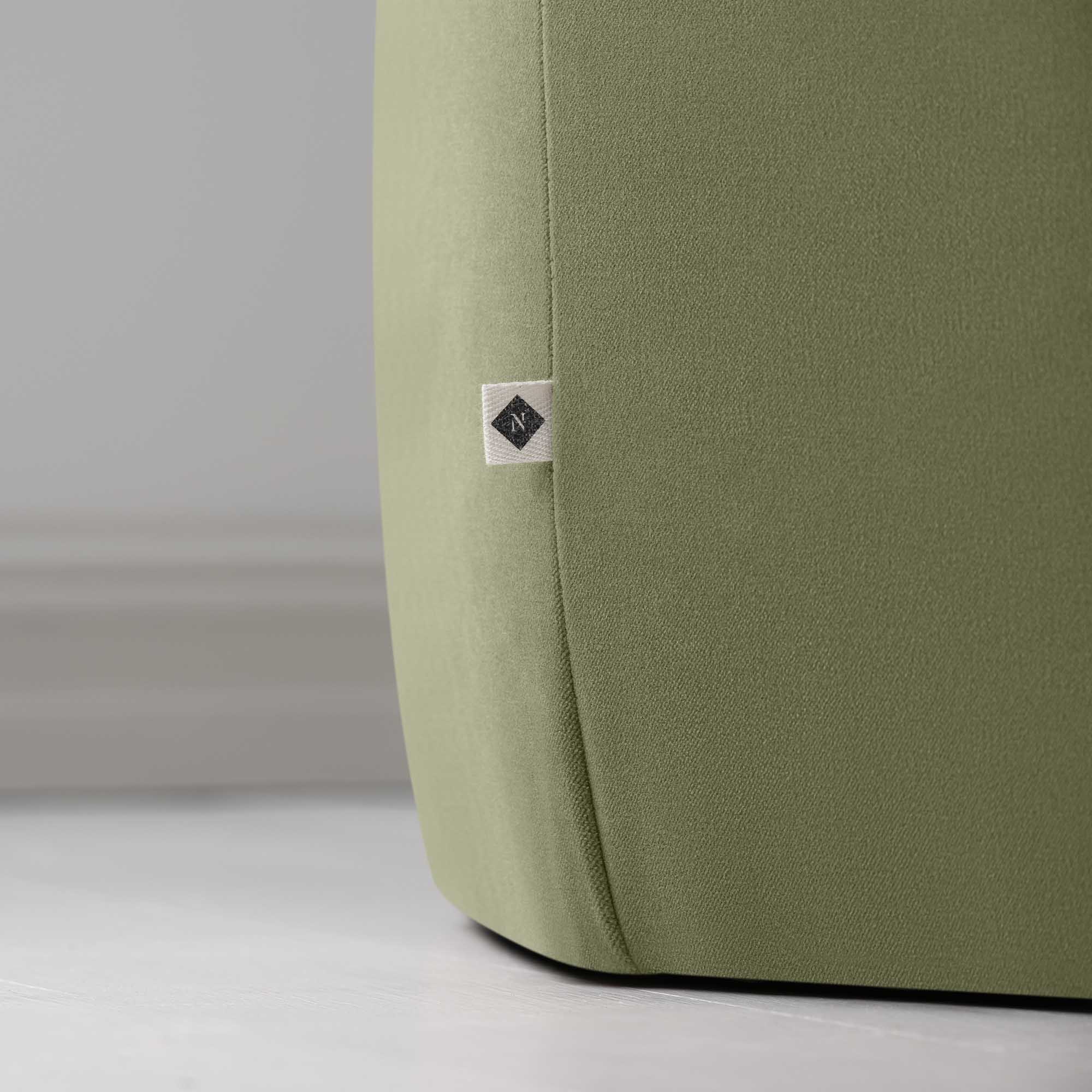 Hither Hexagonal Storage Ottoman in Intelligent Velvet Green Tea - Image 5