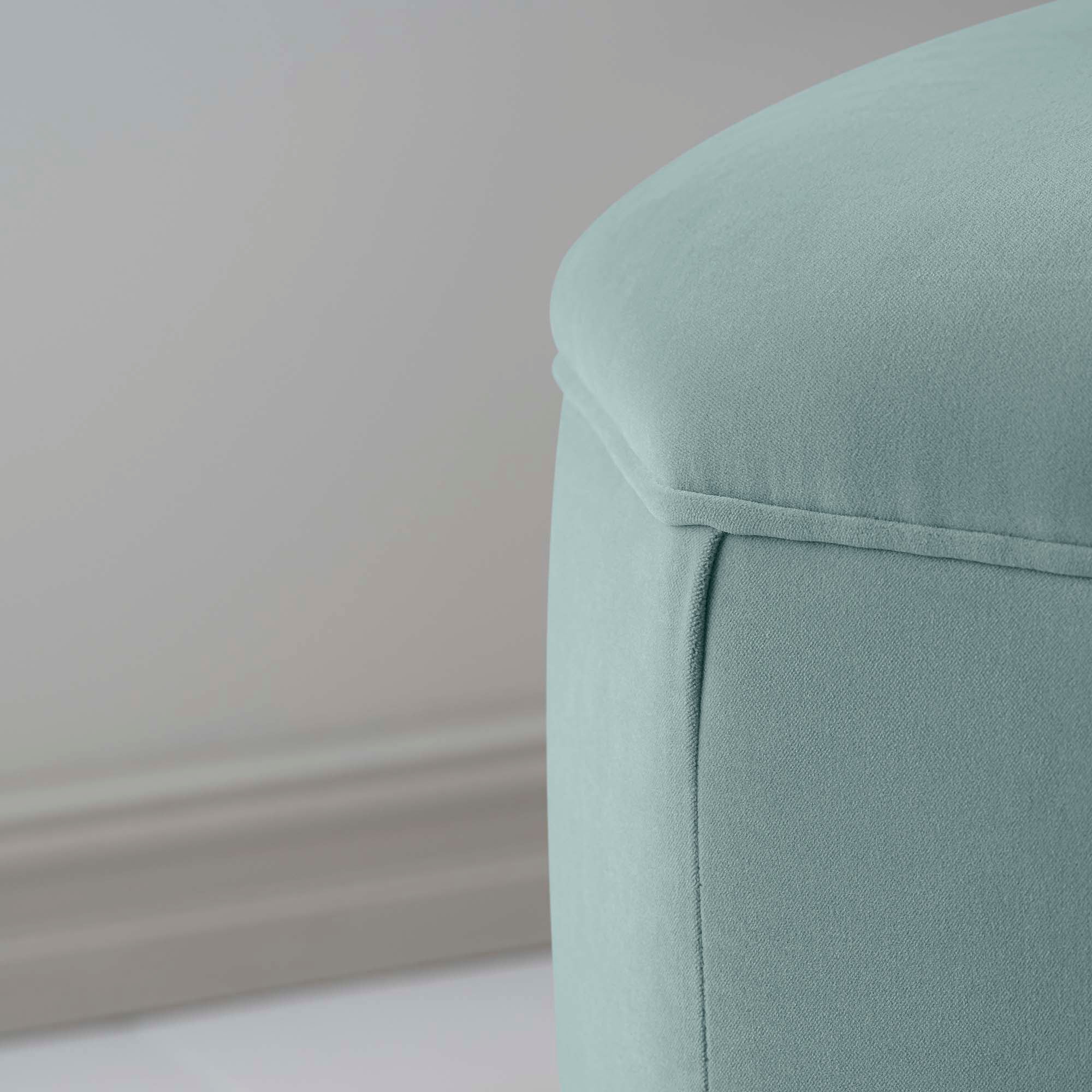 Hither Hexagonal Storage Ottoman in Intelligent Velvet Mineral - Image 4