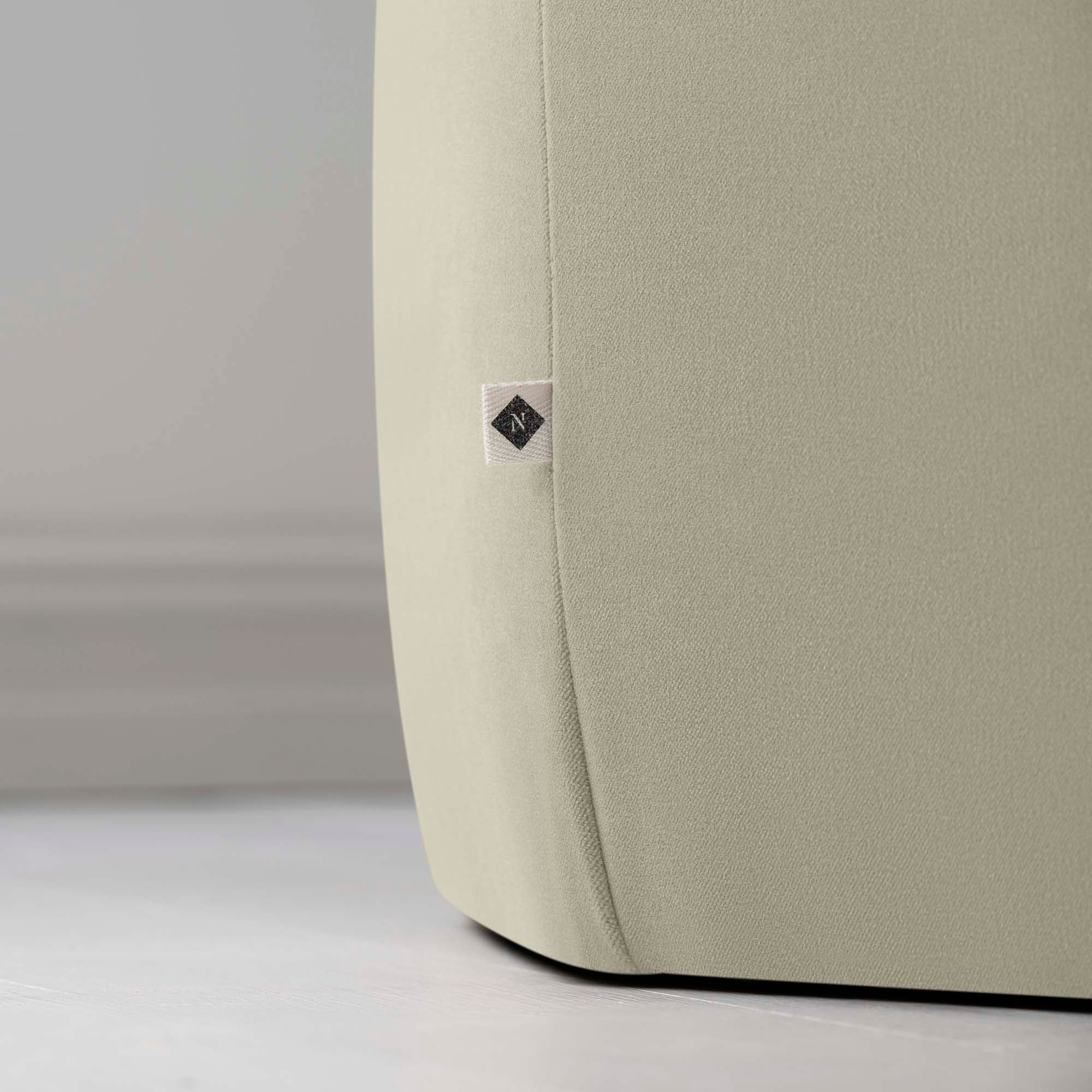 Hither Hexagonal Storage Ottoman in Intelligent Velvet Moonstone - Image 5