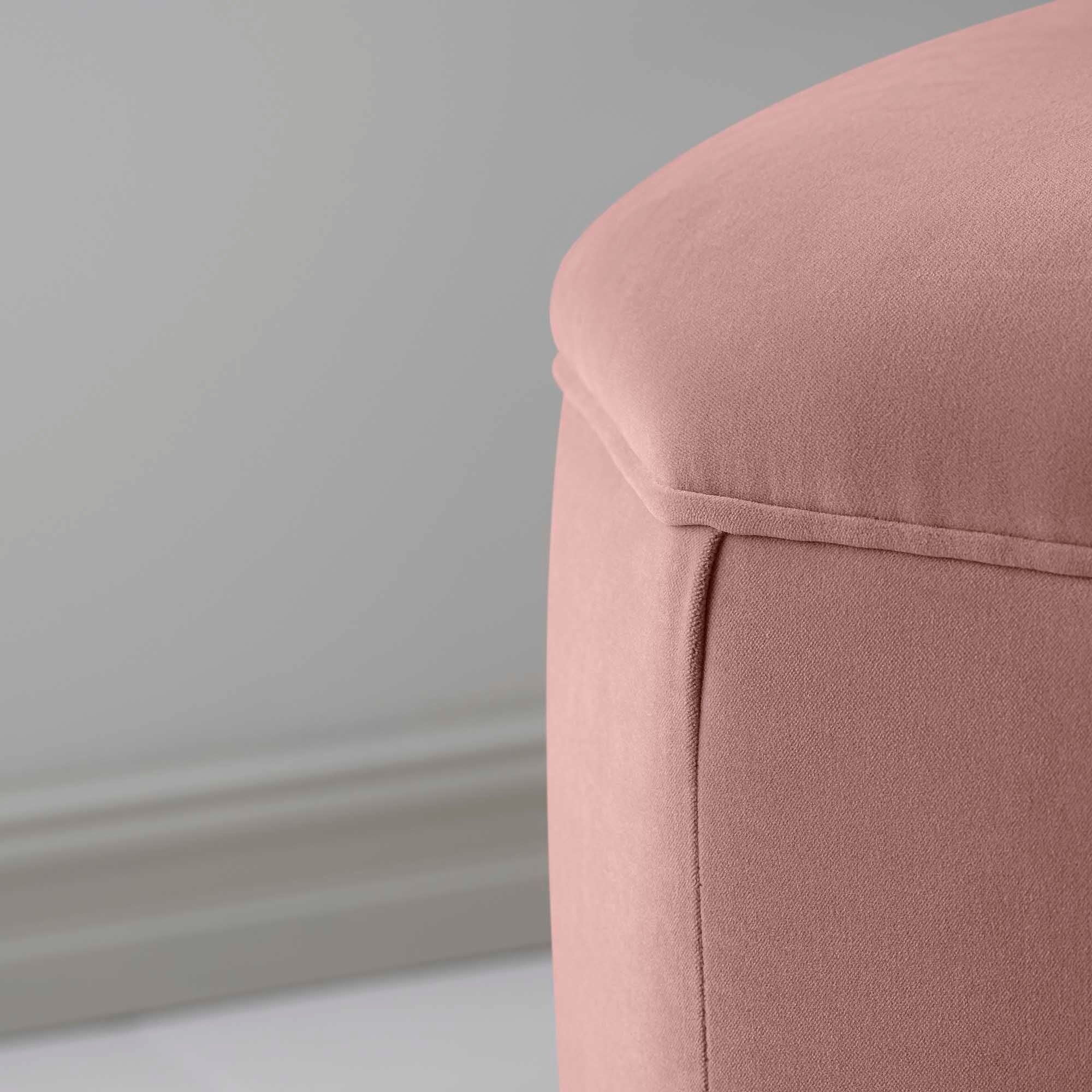 Hither Hexagonal Storage Ottoman in Intelligent Velvet Rose - Image 4