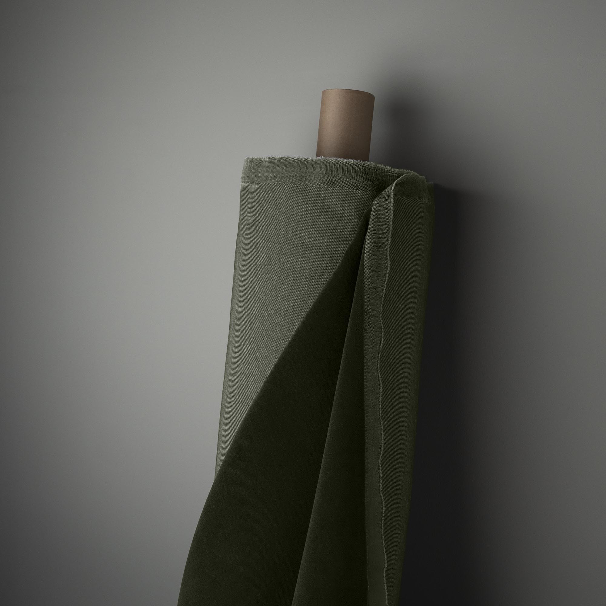 Hither Hexagonal Storage Ottoman in Intelligent Velvet Seaweed - Image 7