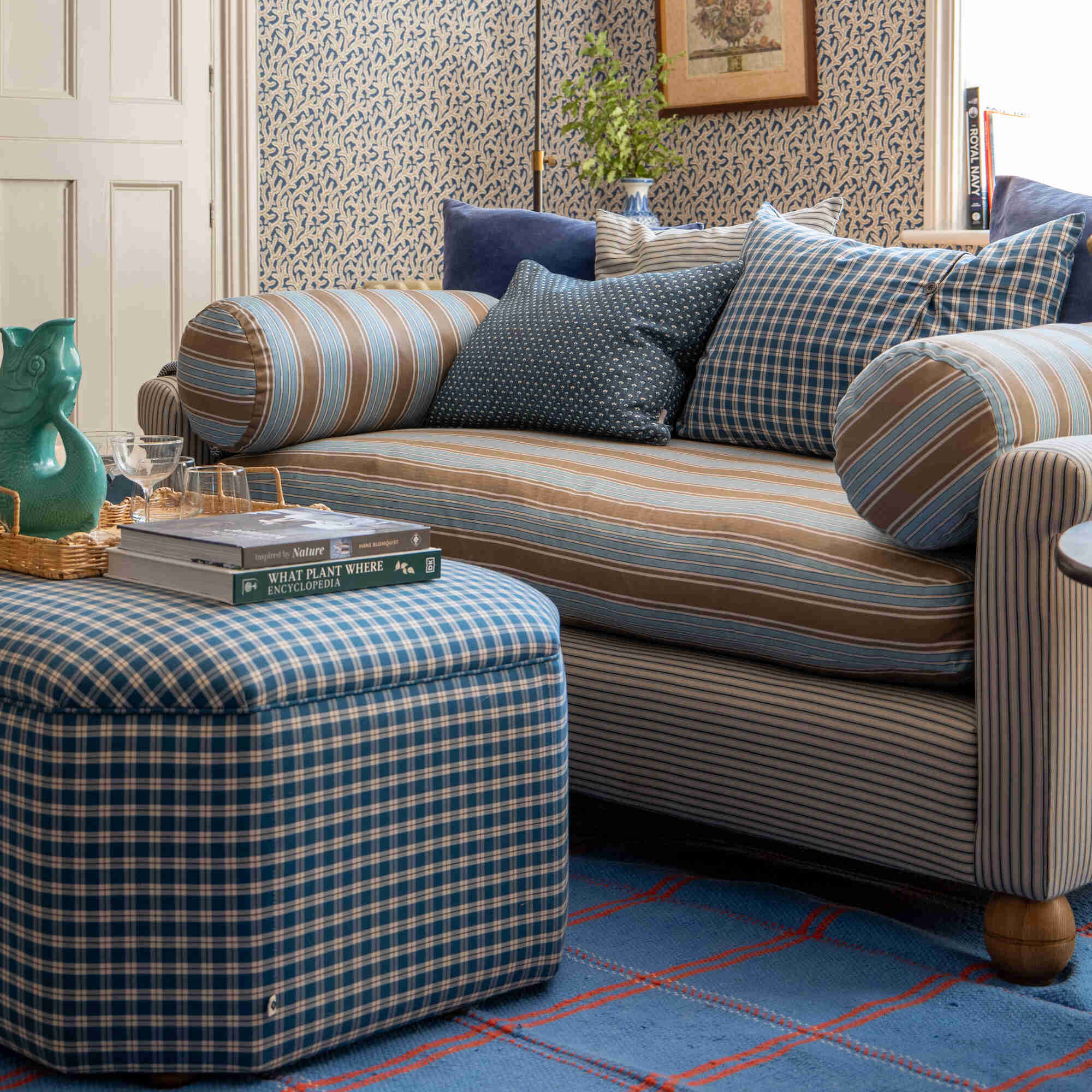 Idler 2 Seater Sofa in Intelligent Velvet Sienna - Image 6