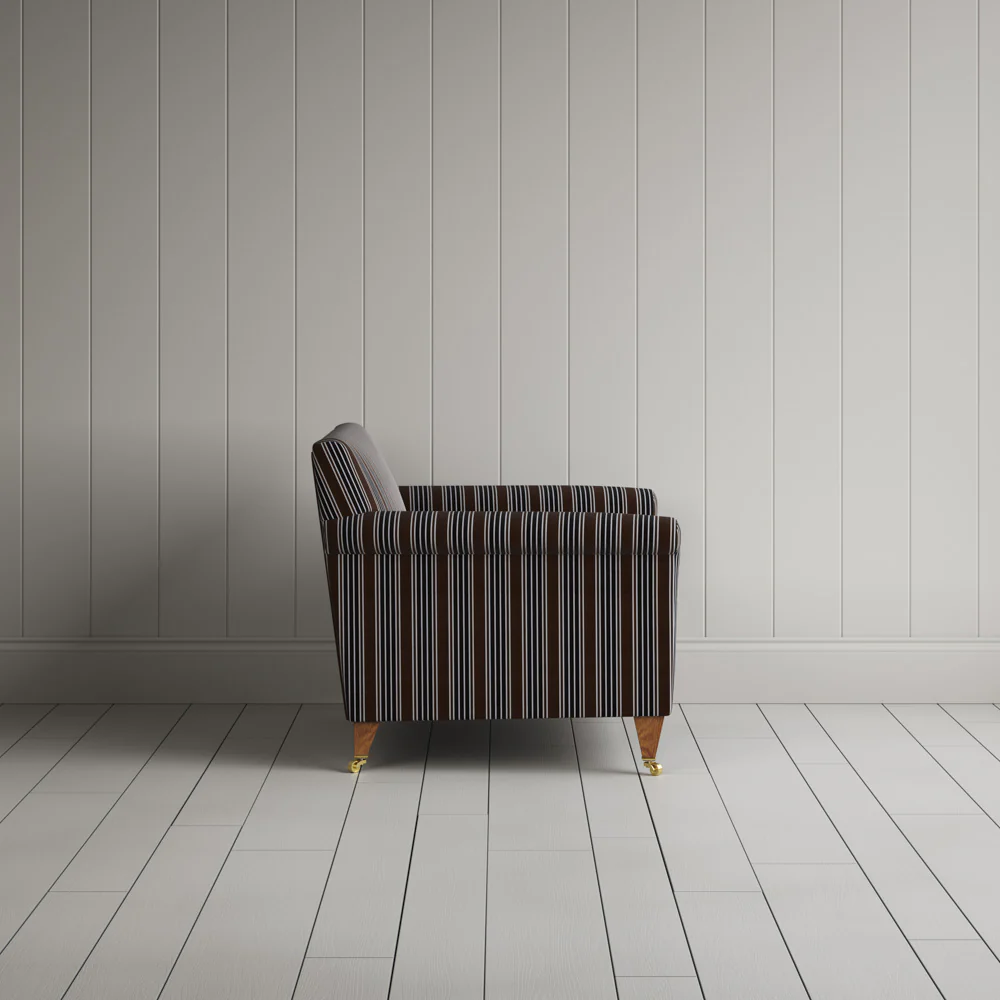 Idler Love Seat in Regatta Cotton, Charcoal - Image 7