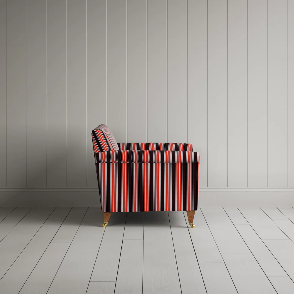 Idler Love Seat in Regatta Cotton, Flame - Image 7