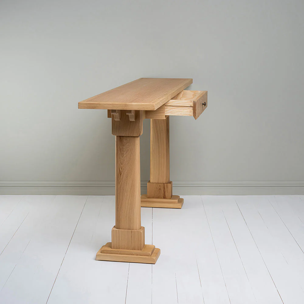 Keepsake Console Table, Oiled Oak - Image 10