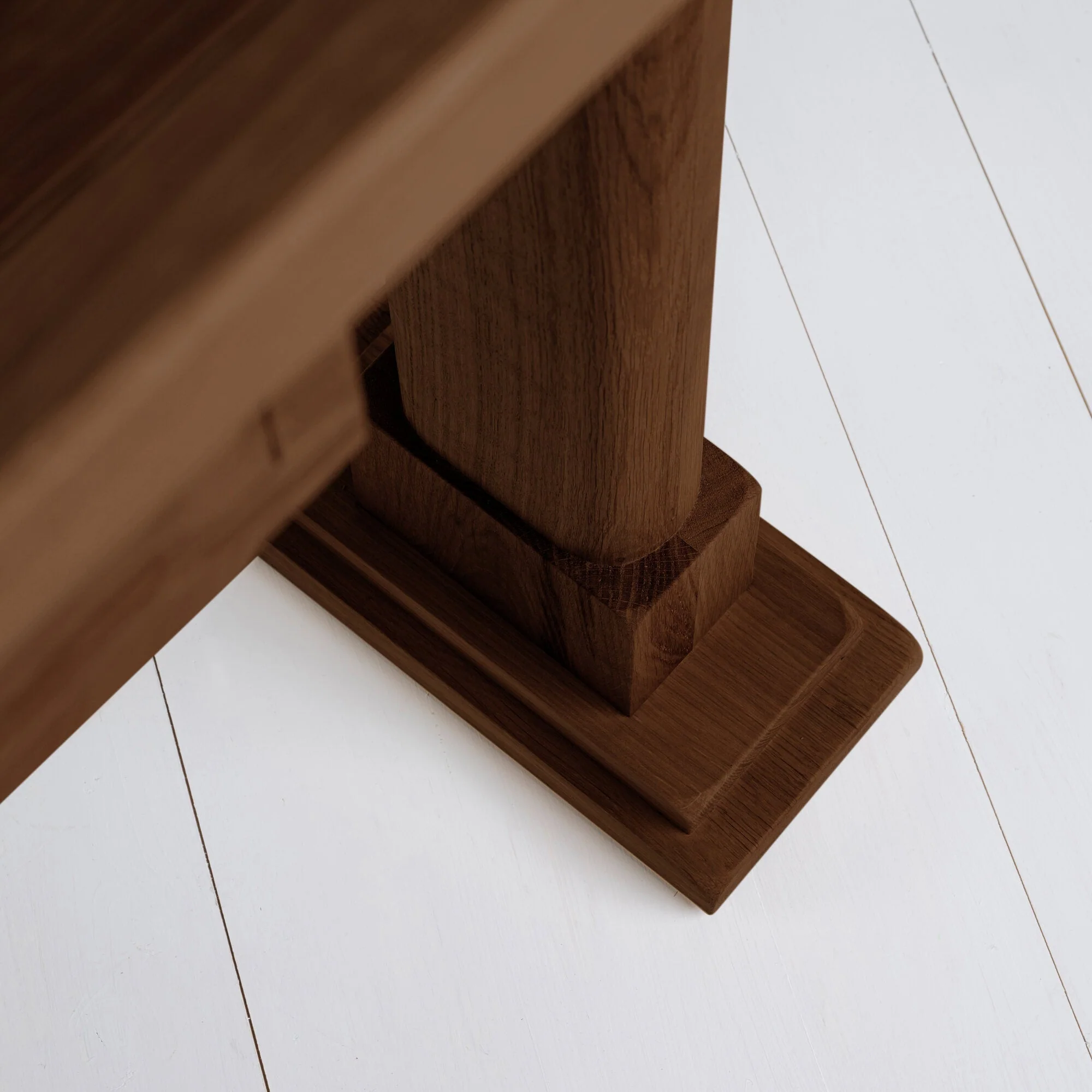 Keepsake Console Table, Smoky Stained Oak - Image 3