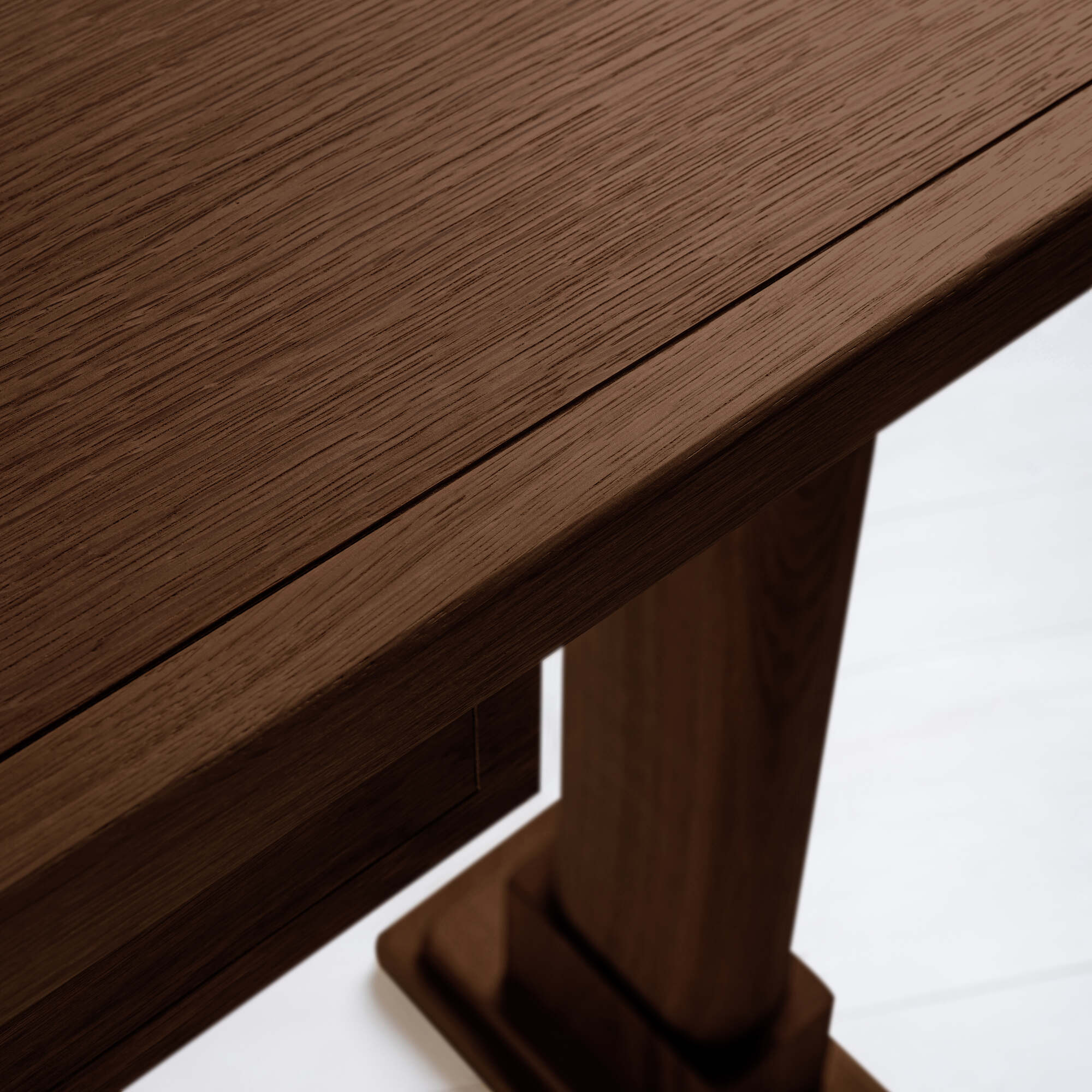Keepsake Console Table, Smoky Stained Oak - Image 4