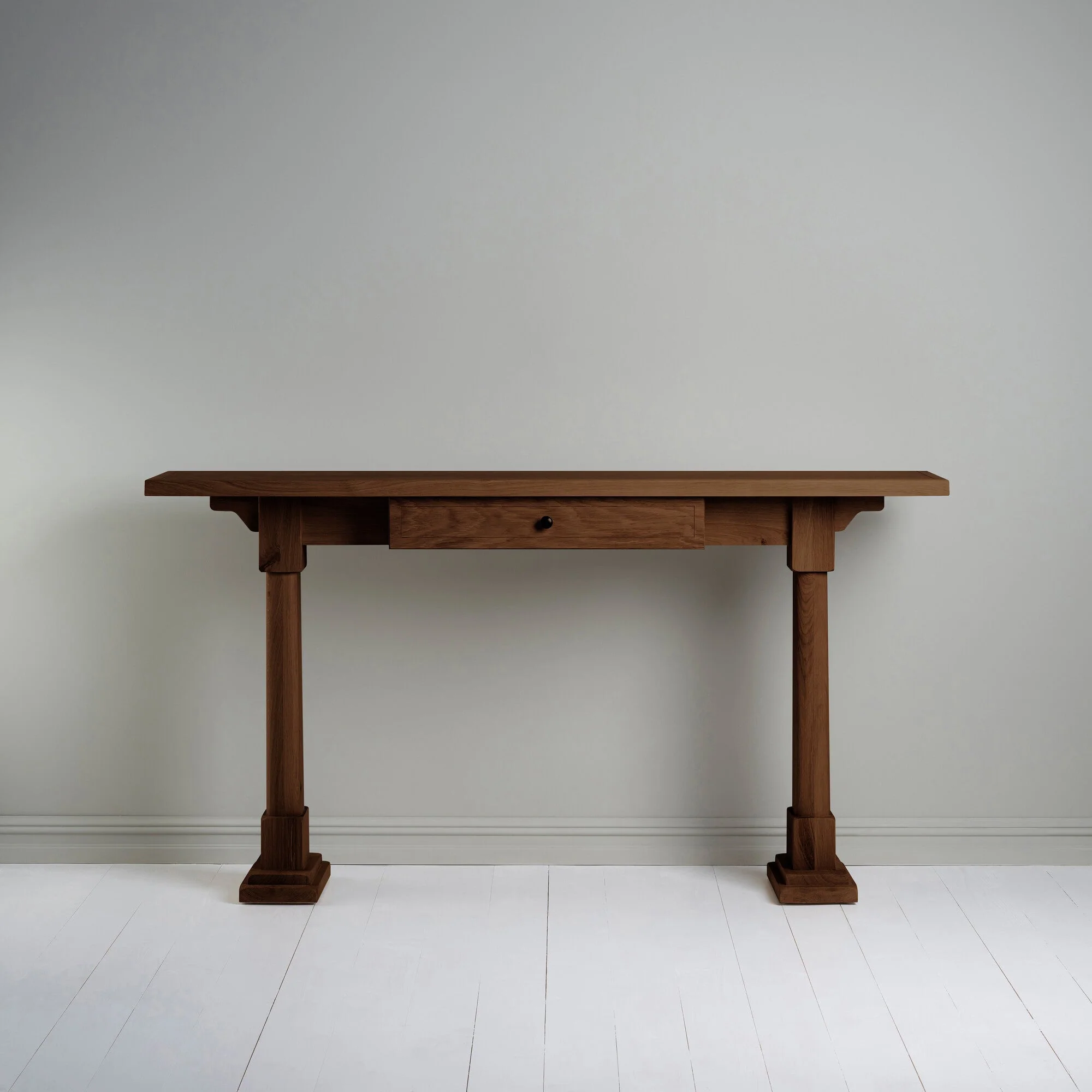 Keepsake Console Table, Smoky Stained Oak - Image 9