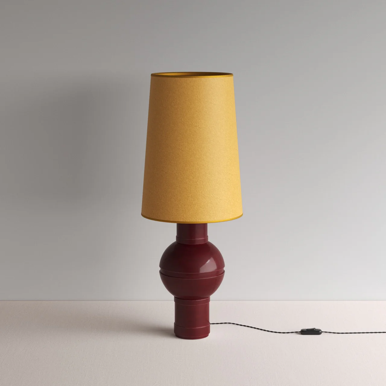 Orb Ceramic Table Lamp Base in Red - Image 15