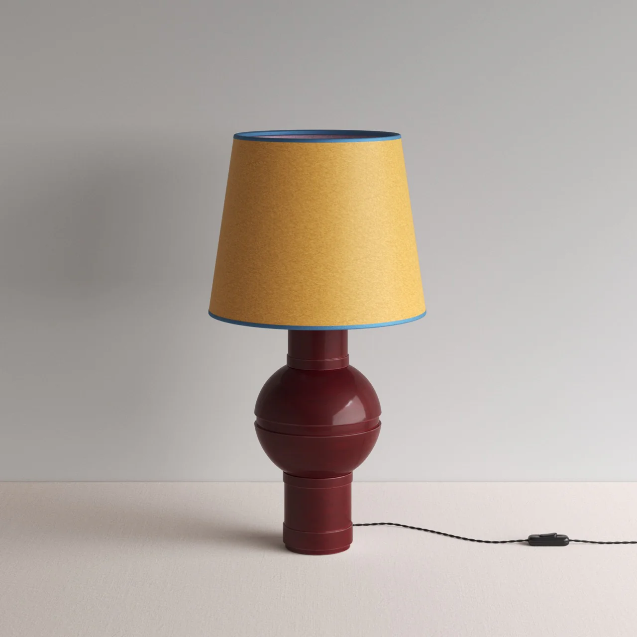 Orb Ceramic Table Lamp Base in Red - Image 16