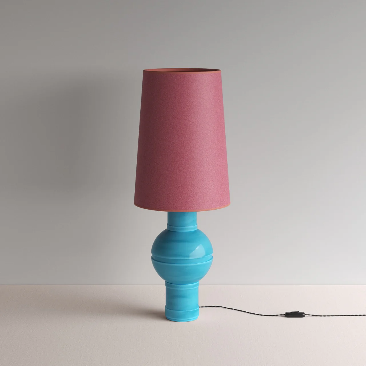 Orb Ceramic Table Lamp Base in Turquoise - Image 7