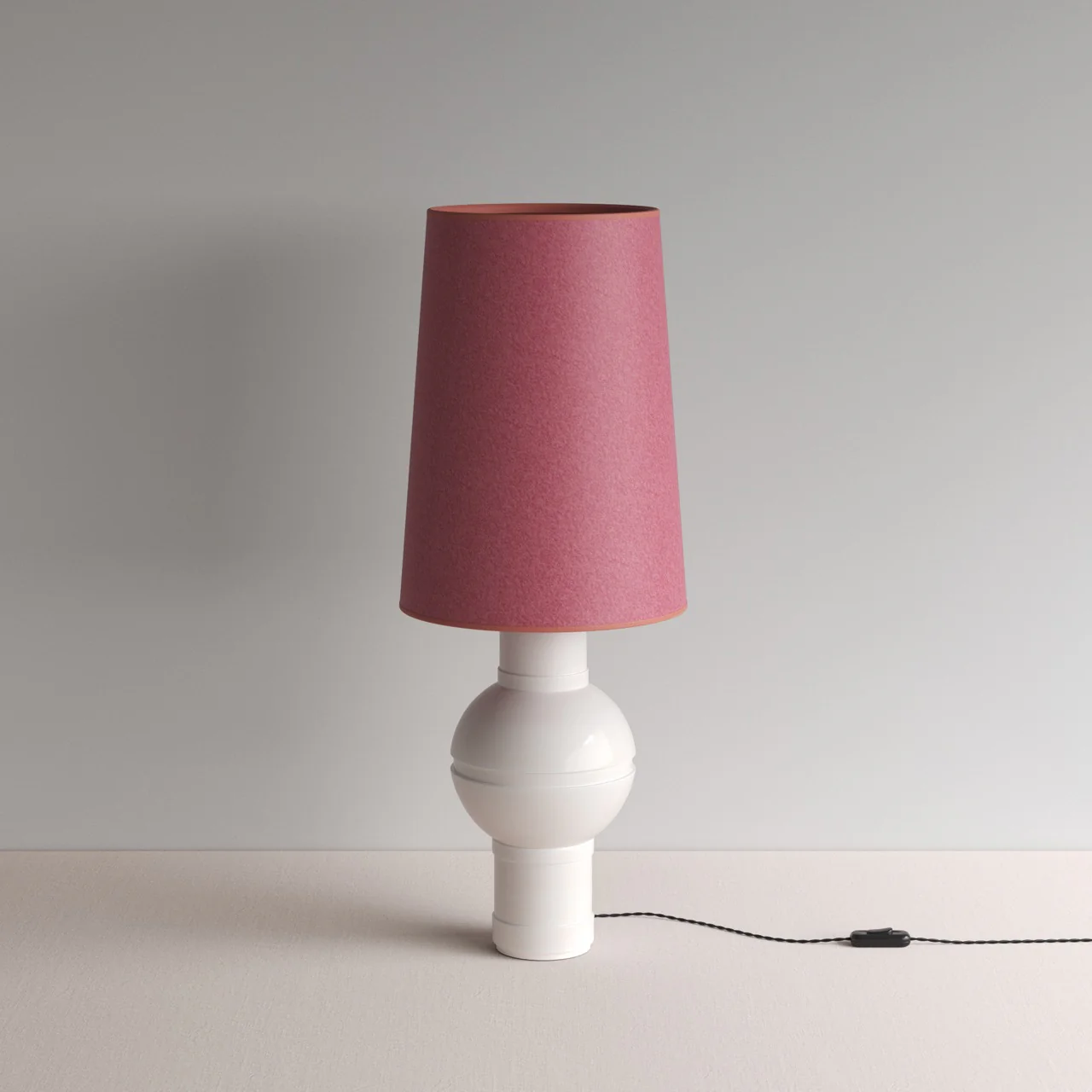 Orb Ceramic Table Lamp Base in Warm White - Image 10