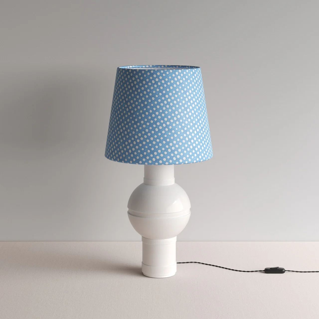 Orb Ceramic Table Lamp Base in Warm White - Image 14