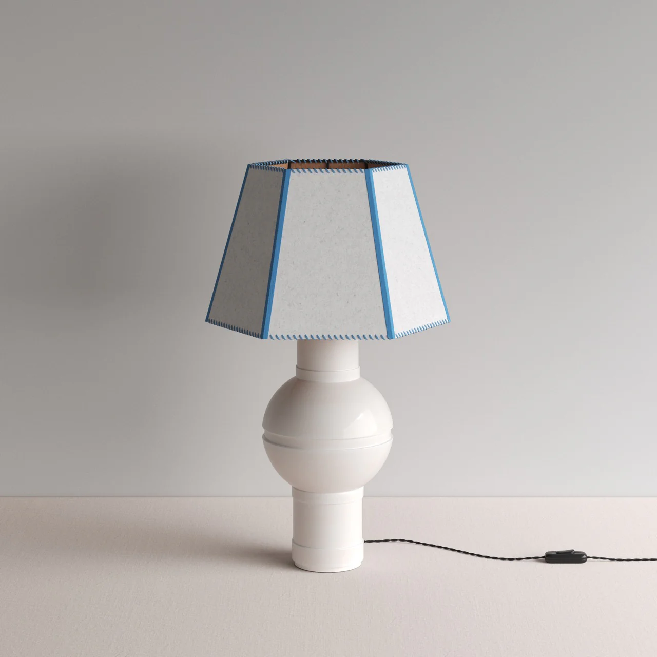 Orb Ceramic Table Lamp Base in Warm White - Image 16
