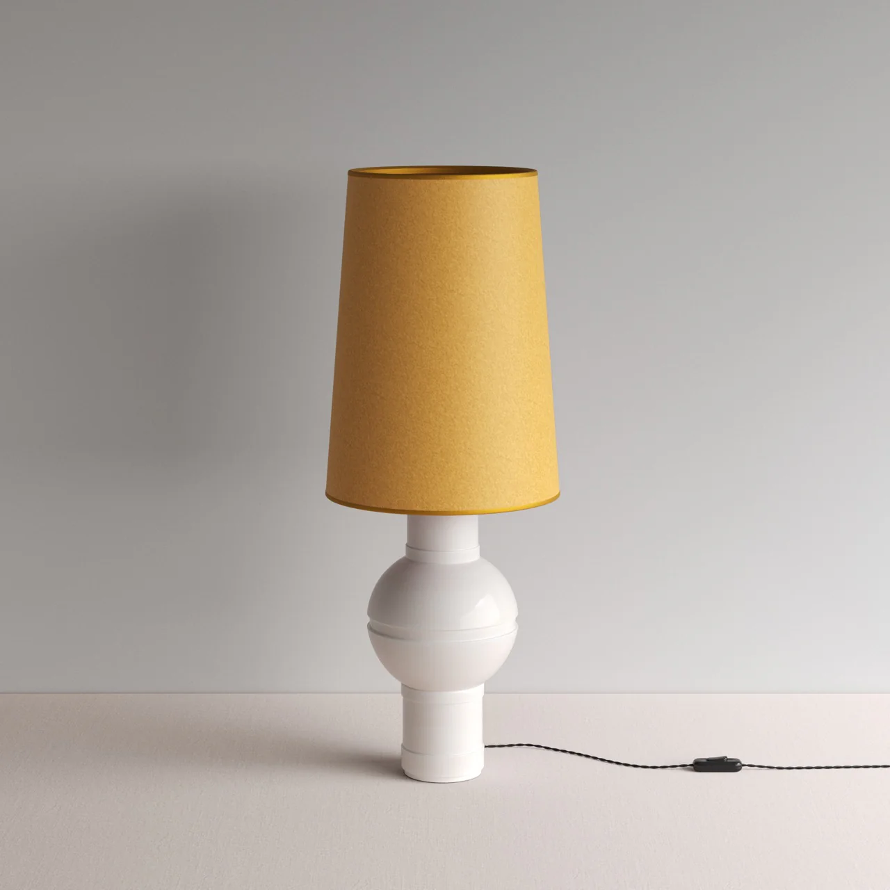 Orb Ceramic Table Lamp Base in Warm White - Image 17