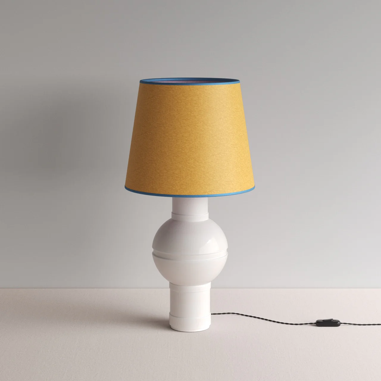 Orb Ceramic Table Lamp Base in Warm White - Image 18