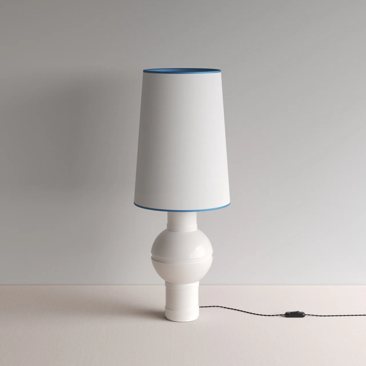 Orb Ceramic Table Lamp Base in Warm White - Image 19