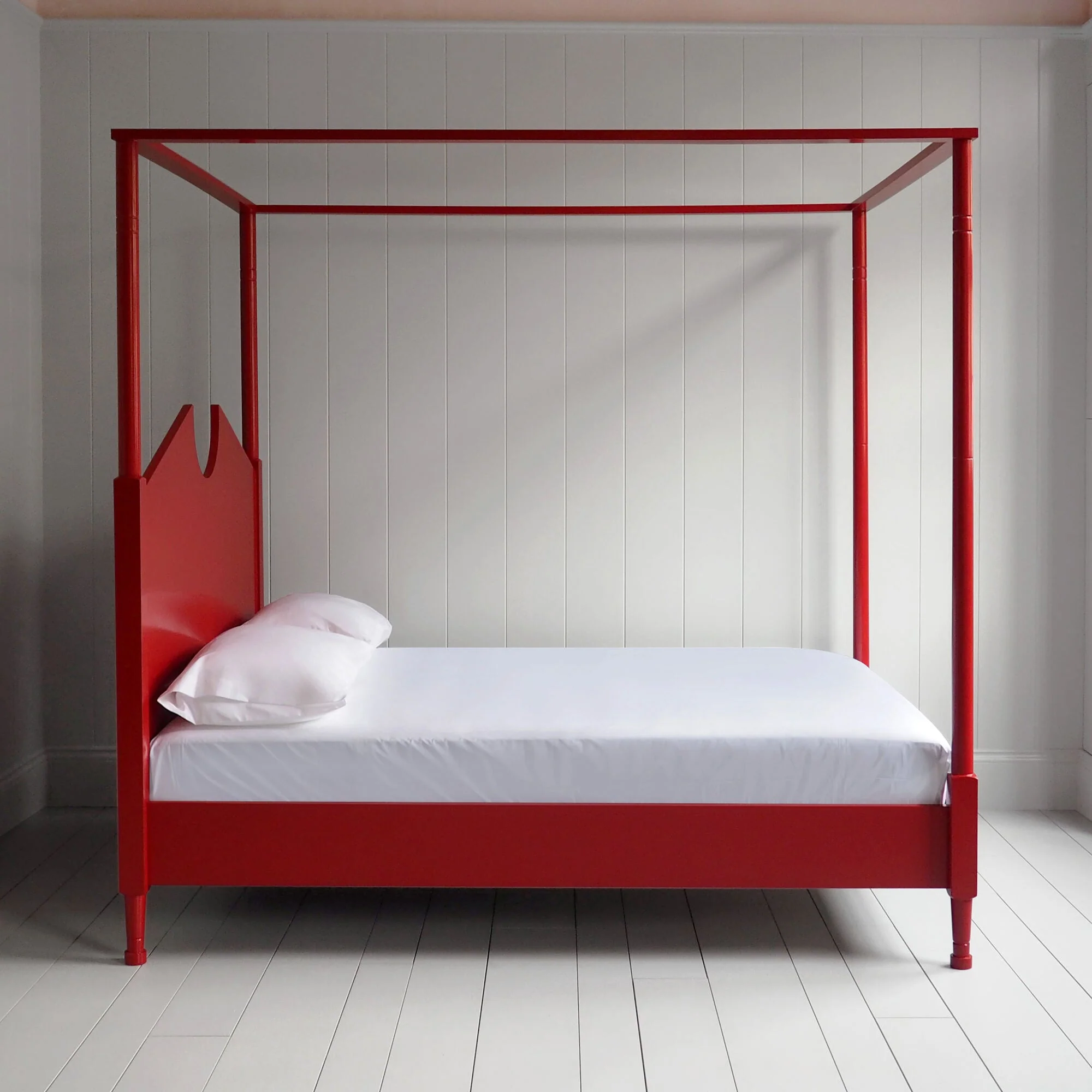 Out for the Count Four Poster Bed in Ruby Red - Image 4