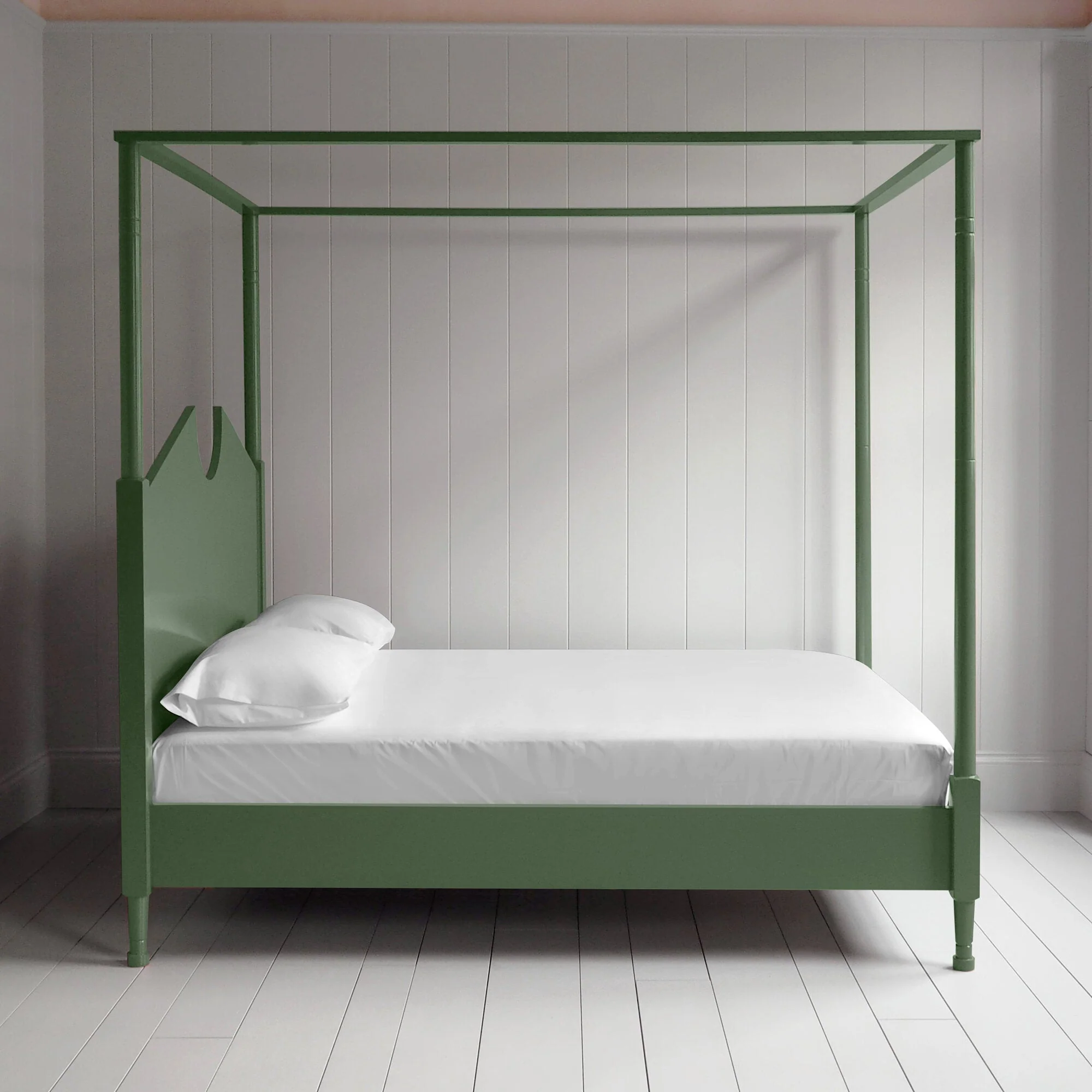 Out for the Count Four Poster Bed in Sage Green - Image 4