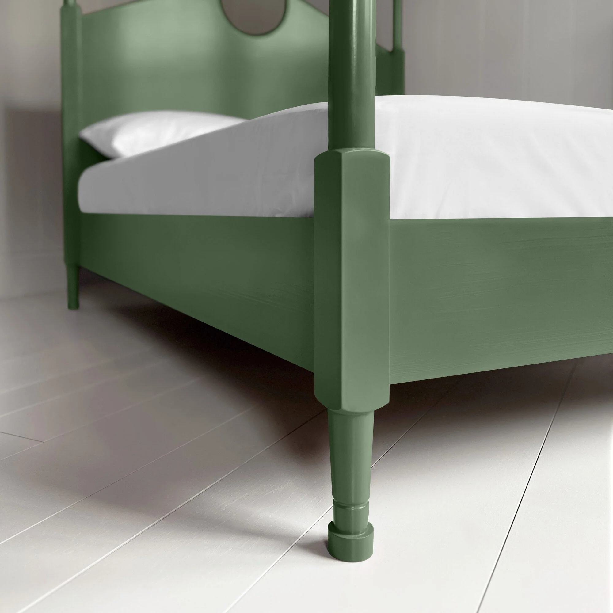 Out for the Count Four Poster Bed in Sage Green - Image 6