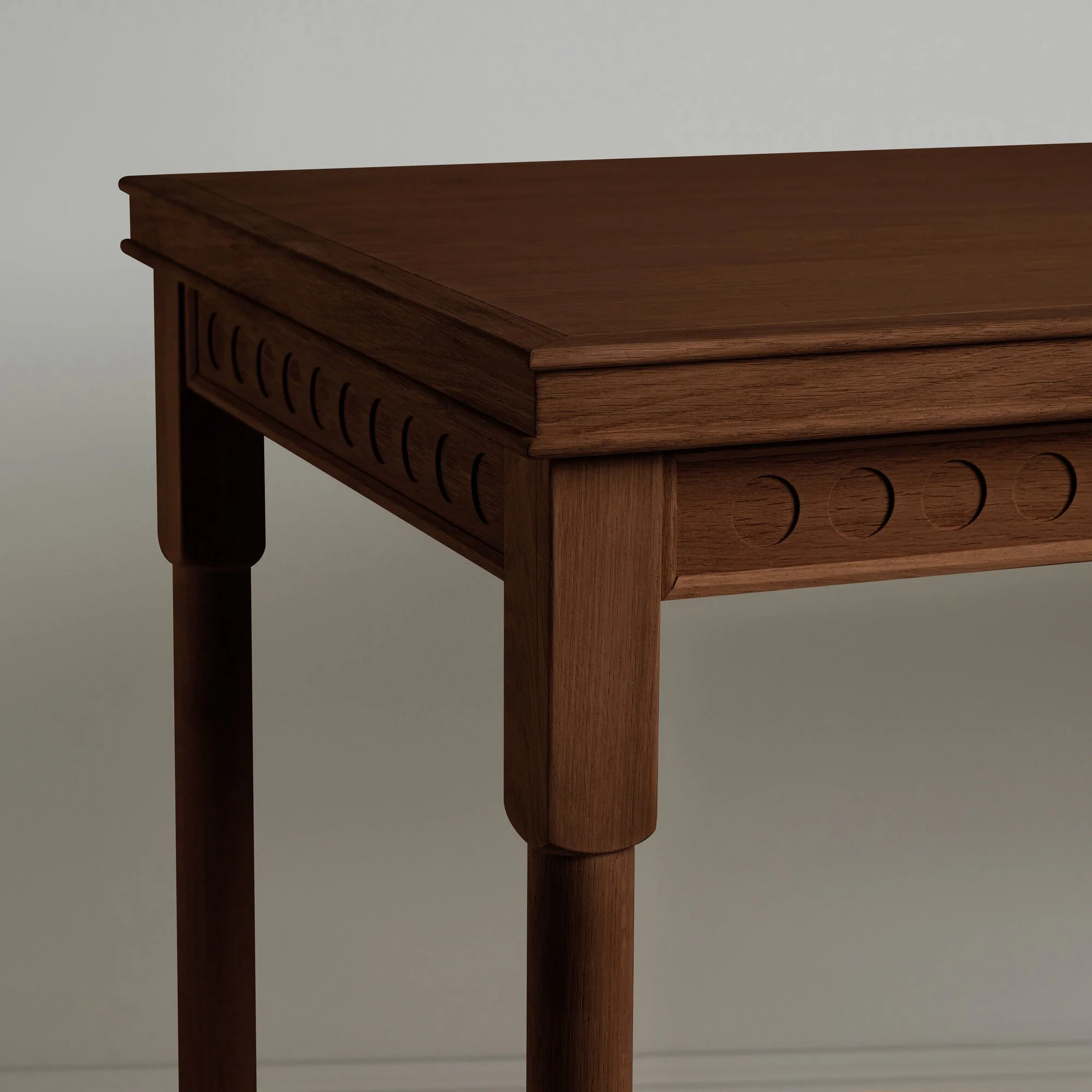 Scribble Desk, Smoky Stained Oak - Image 6