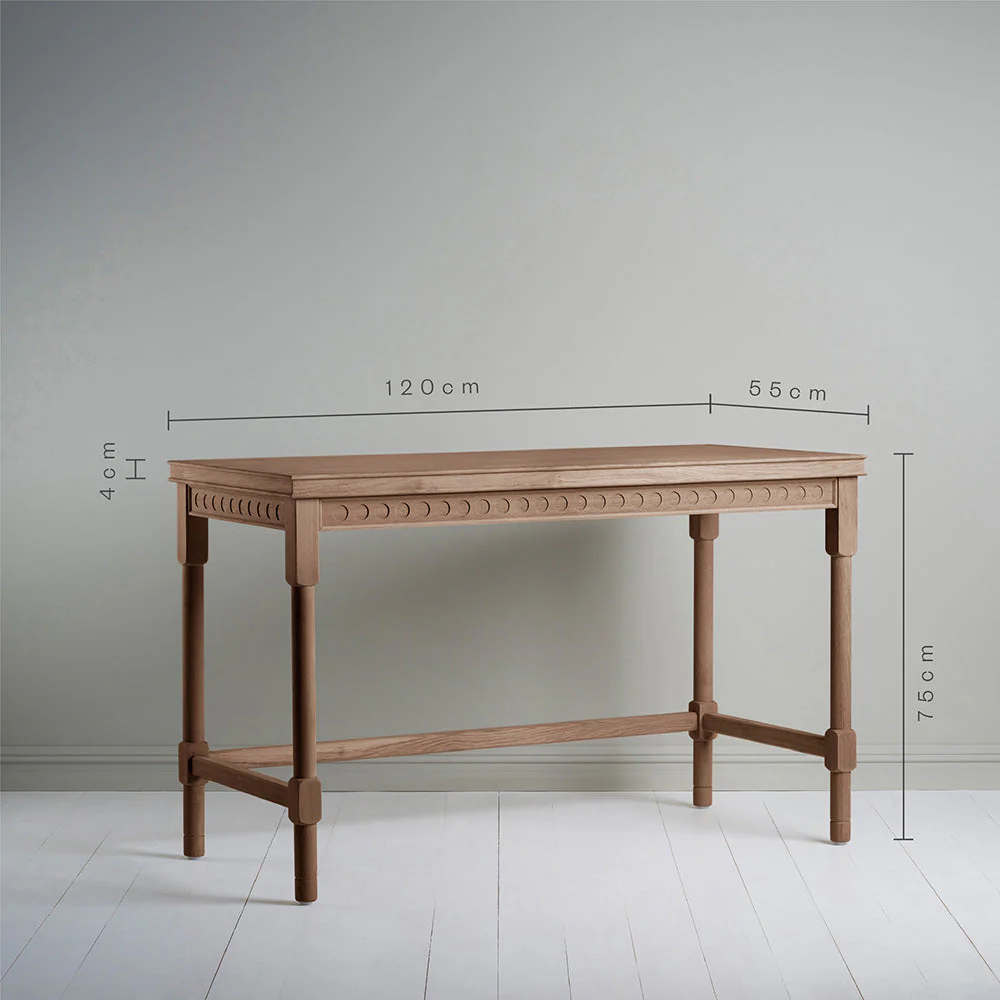 Scribble Desk, Smoky Stained Oak - Image 9